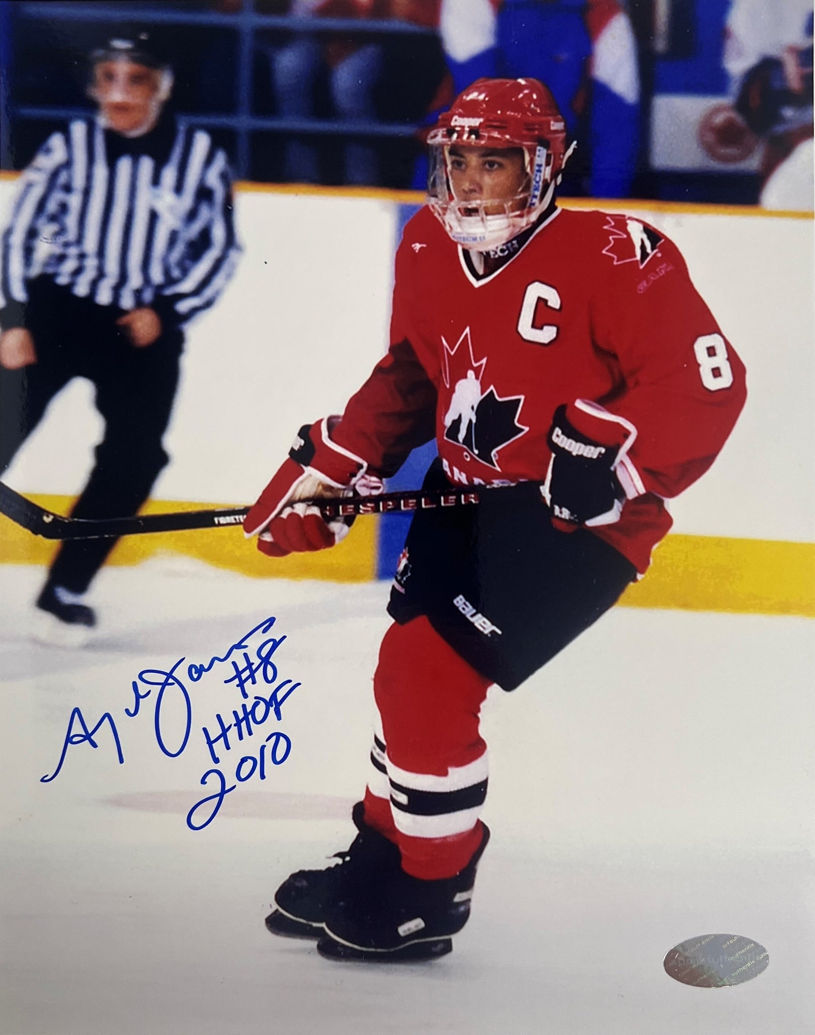 Angela James ~ Team Canada World Championship Autographed 8x10 Photo