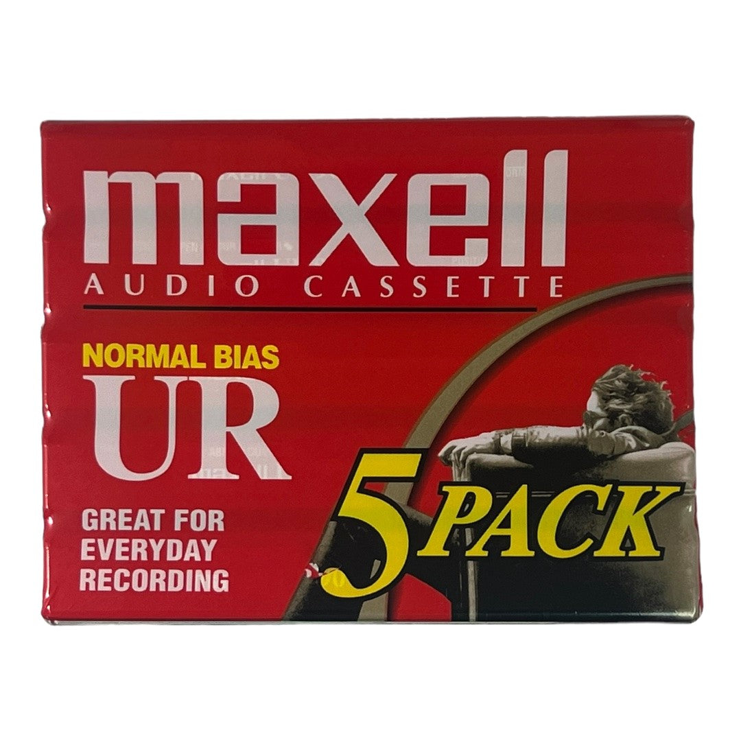 Maxell Audio Cassette UR 90 - 5 Pack