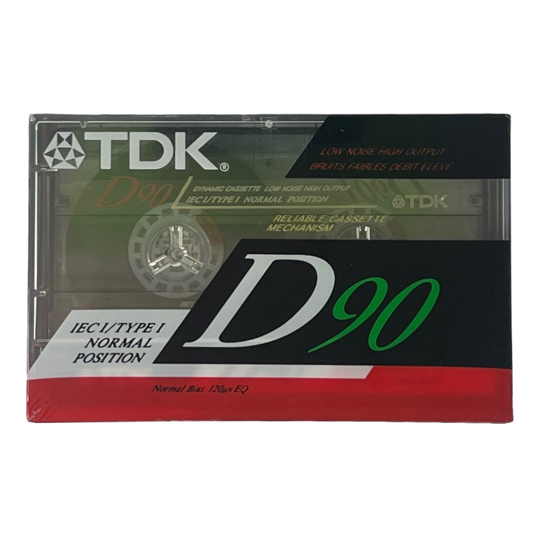 TDK Audio Cassette D 90 IECI/Type 1 Normal Position