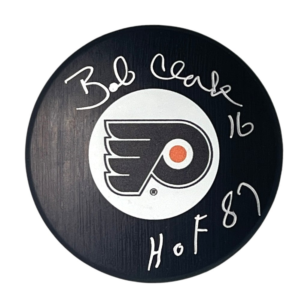 Bobby Clarke Philadelphia Flyers HOF Autographed Puck