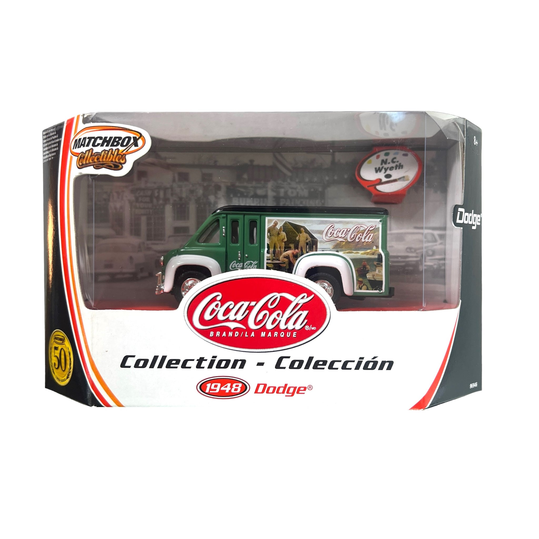 Matchbox Coca Cola Collection ~ 1948 Dodge N.C. Wyeth, 1:43 Scale