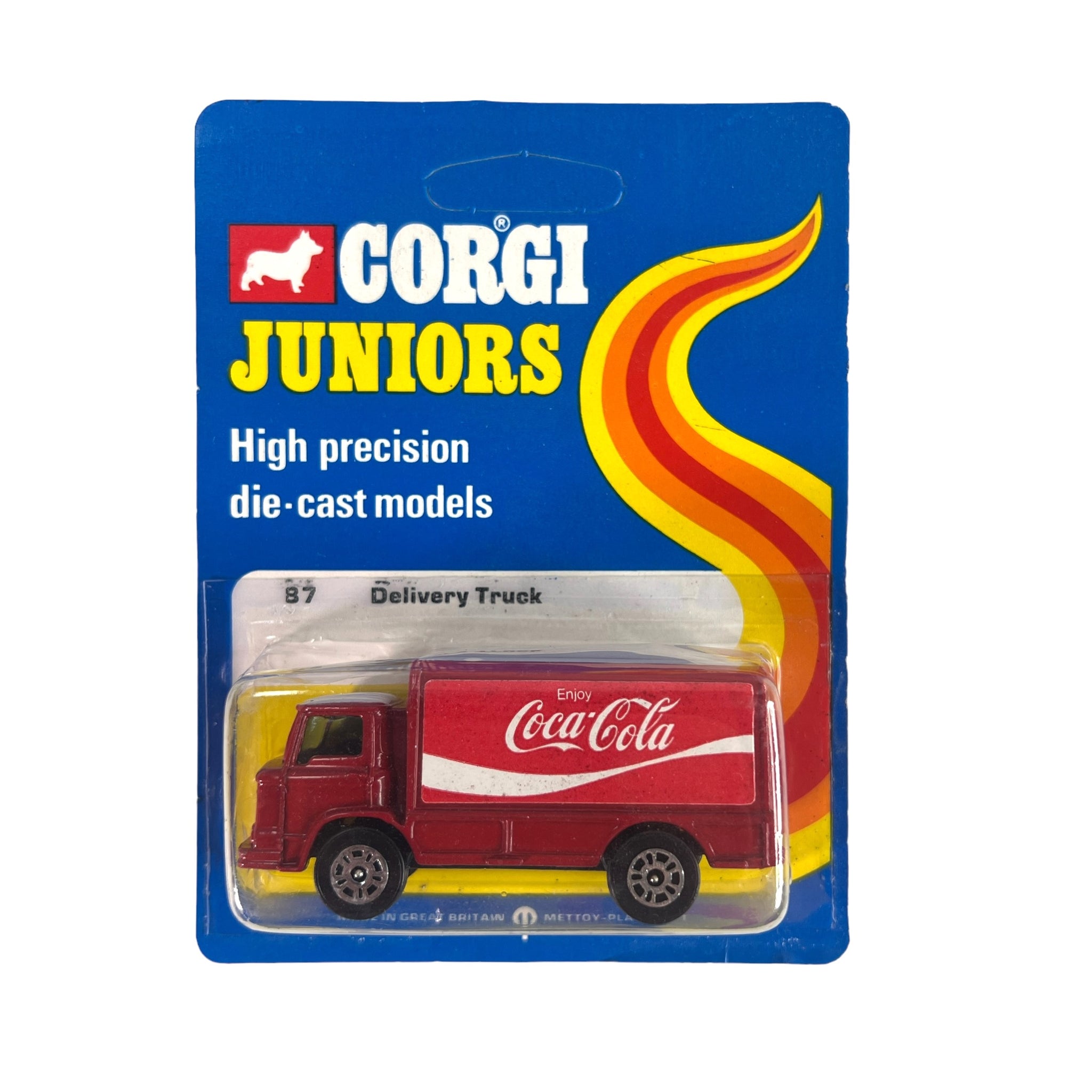 Corgi Junior ~ #87 Delivery Truck - Coca Cola. 1:64 Scale