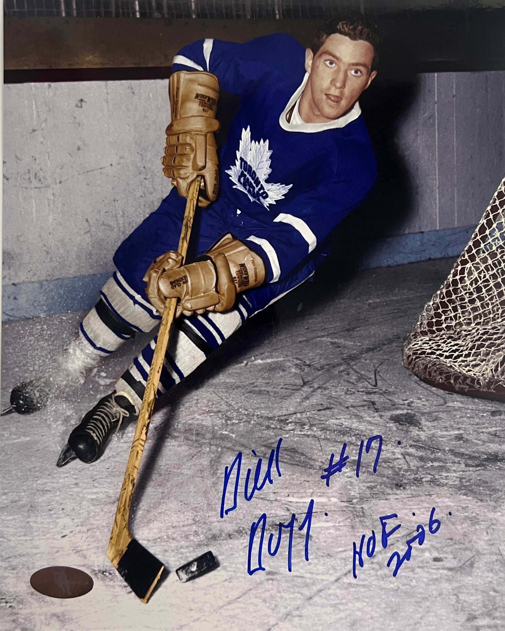 Dick Duff ~ Toronto Maple Leafs Autographed 8x10 Photo