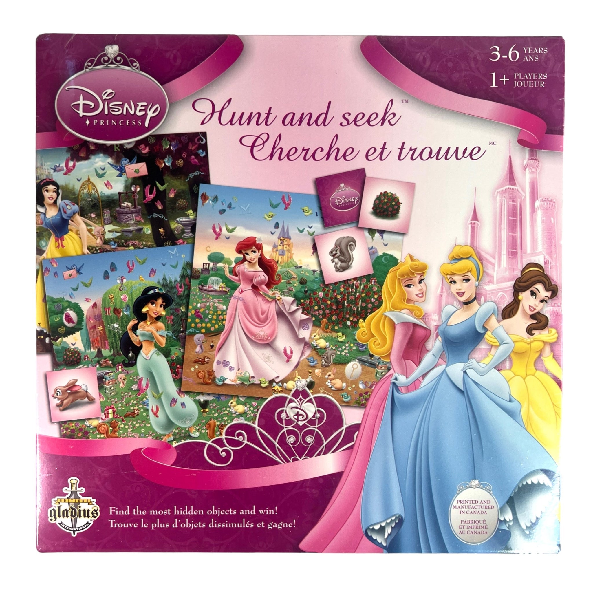 Disney Princess Hunt And Seek Board Game