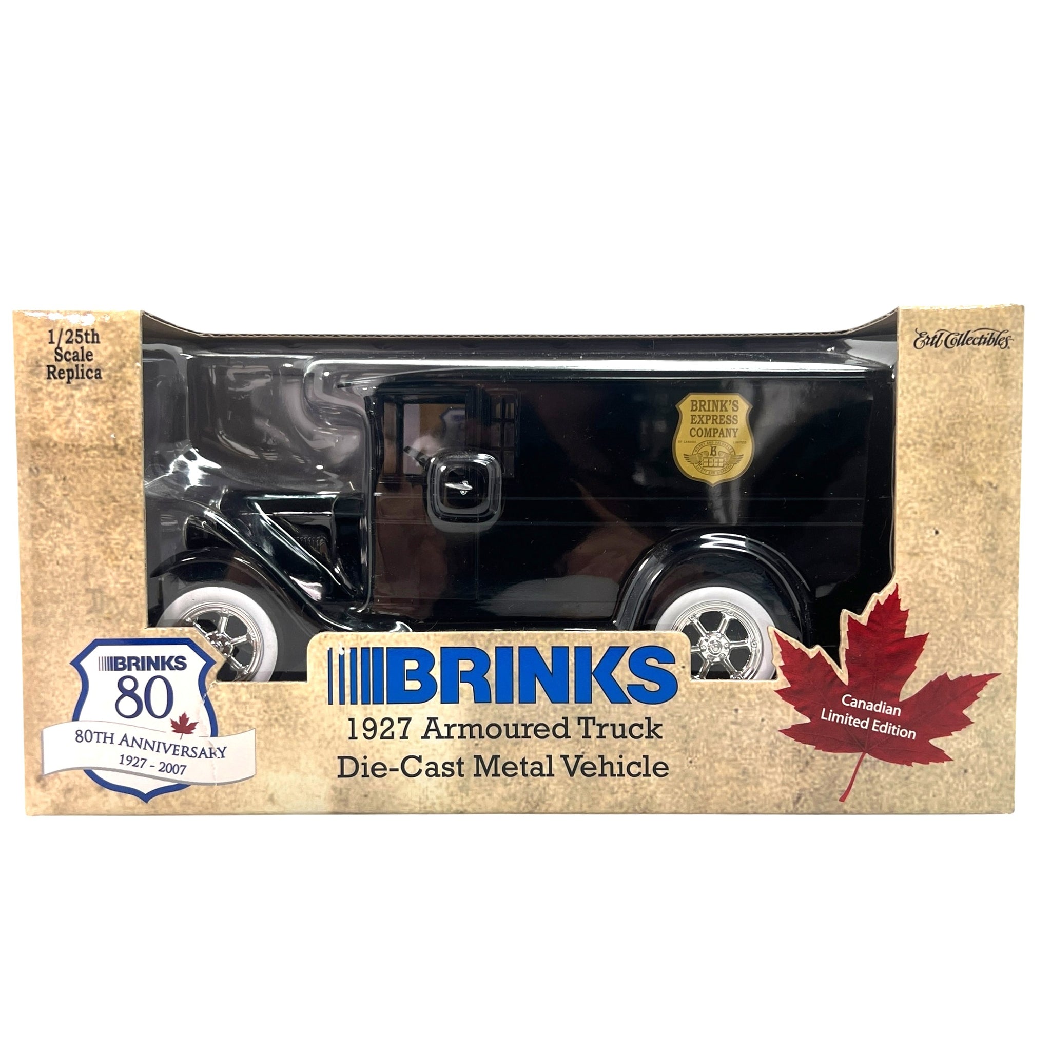 ERTL: Brinks 1927 Armoured Truck 80th Anniversary -  Diecast - 1:25 Scale