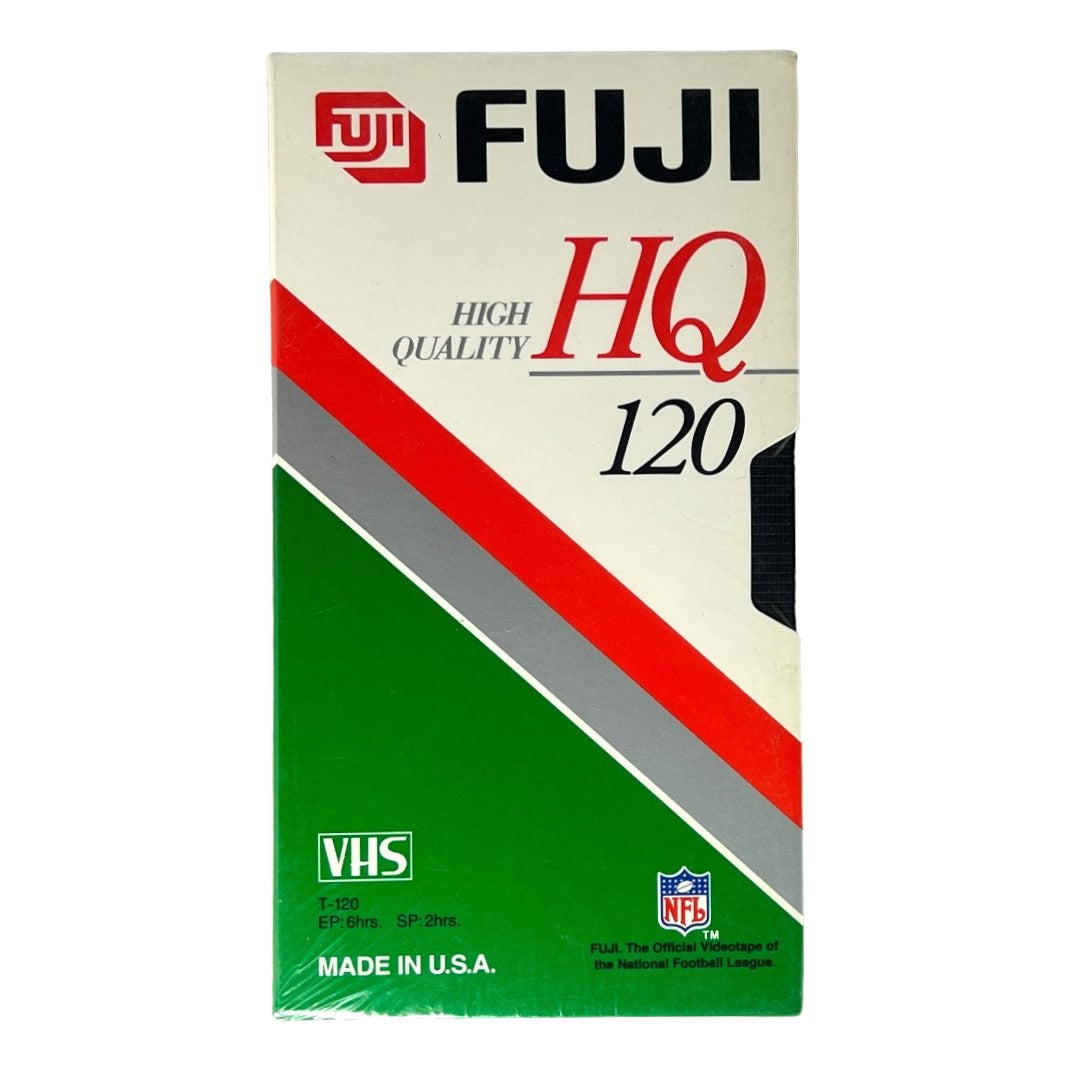 Fuji ~ HQ T-120 6 Hrs VHS Video Cassette