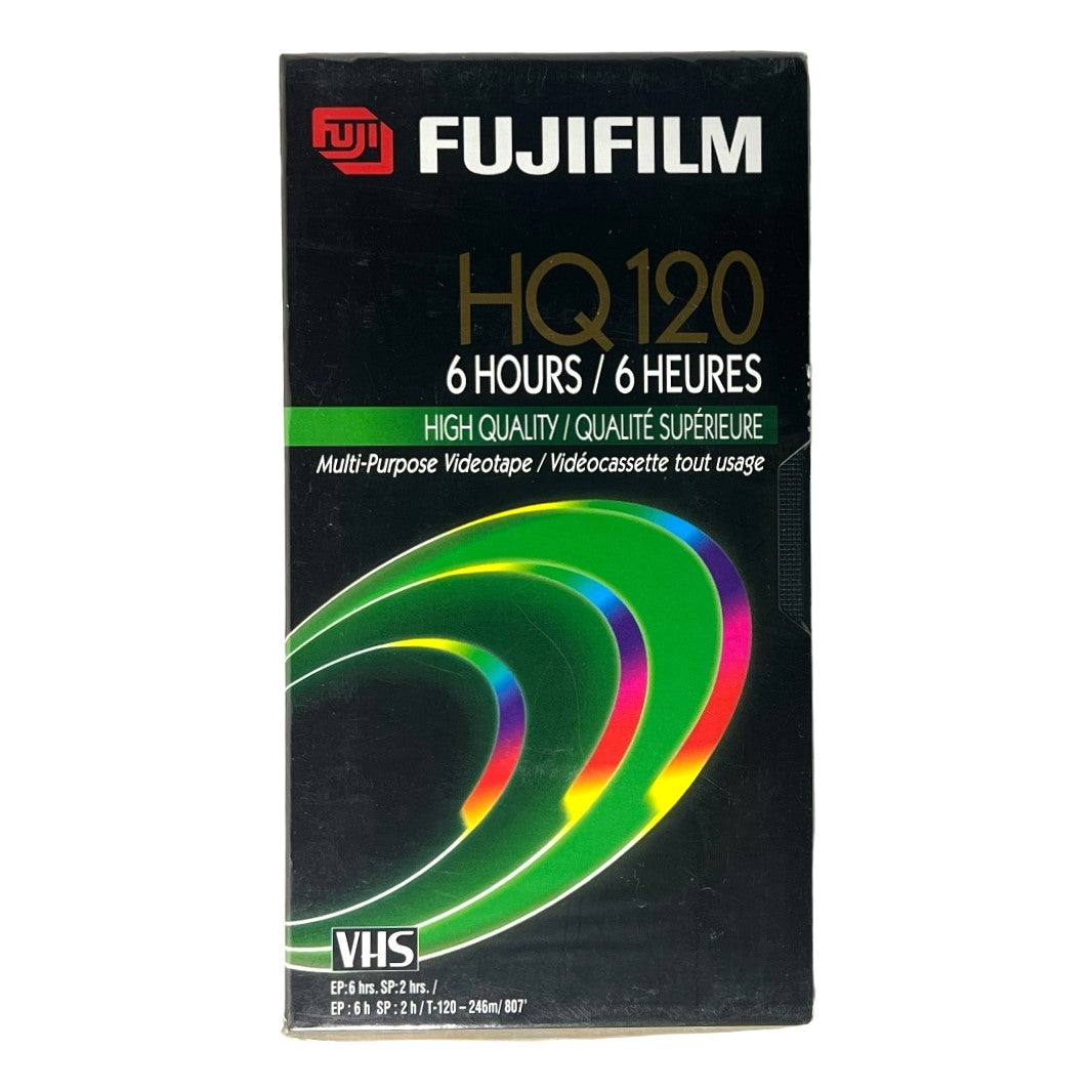 FujiFilm ~ HQ T-120 6 Hrs VHS Video Cassette