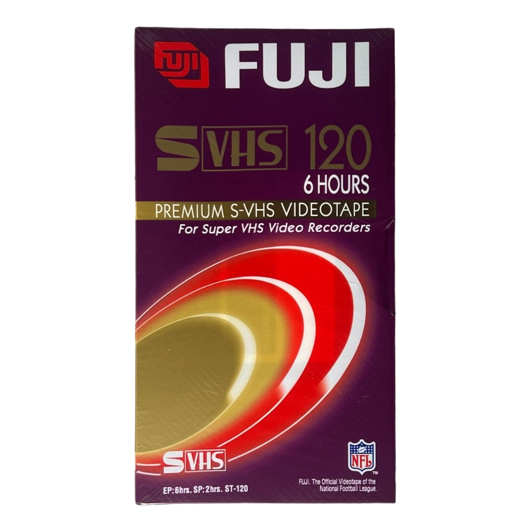 Fuji ~ SVHS T-120 6 Hrs VHS Video Cassette