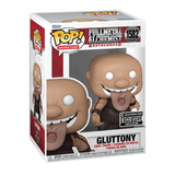 Feed your collection’s dark side with Funko Pop! Animation – Gluttony (#1582) Entertainment Earth Exclusive from Fullmetal Alchemist. This sinister Homunculus is captured in all his eerie glory, complete with his unsettling grin and hunger for chaos. A rare find for anime fans and collectors, Gluttony adds a menacing touch to any shelf. Pair him with Lust and Envy for the ultimate villain lineup.
