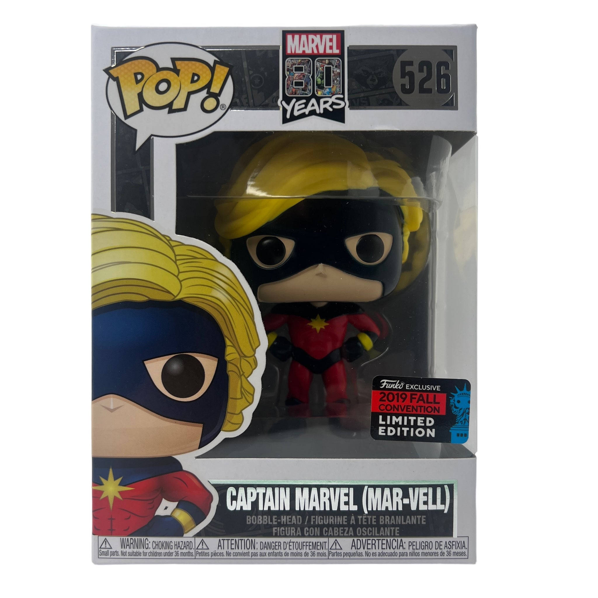 Funko Pop ~ Marvel 80 Years Captain Marvel #526