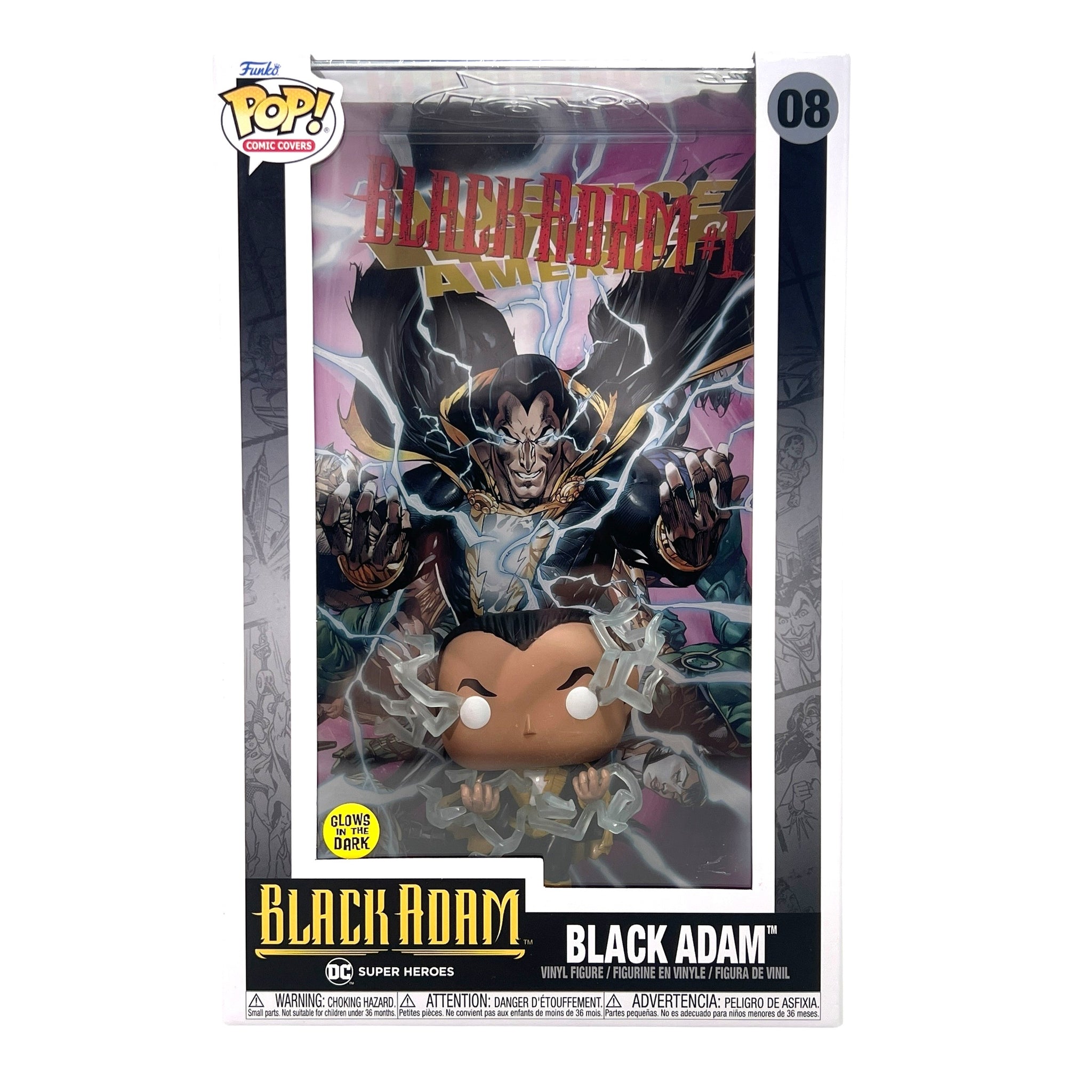 Funko Pop: Comic Covers - DC Super Heroes - Black Adam #08