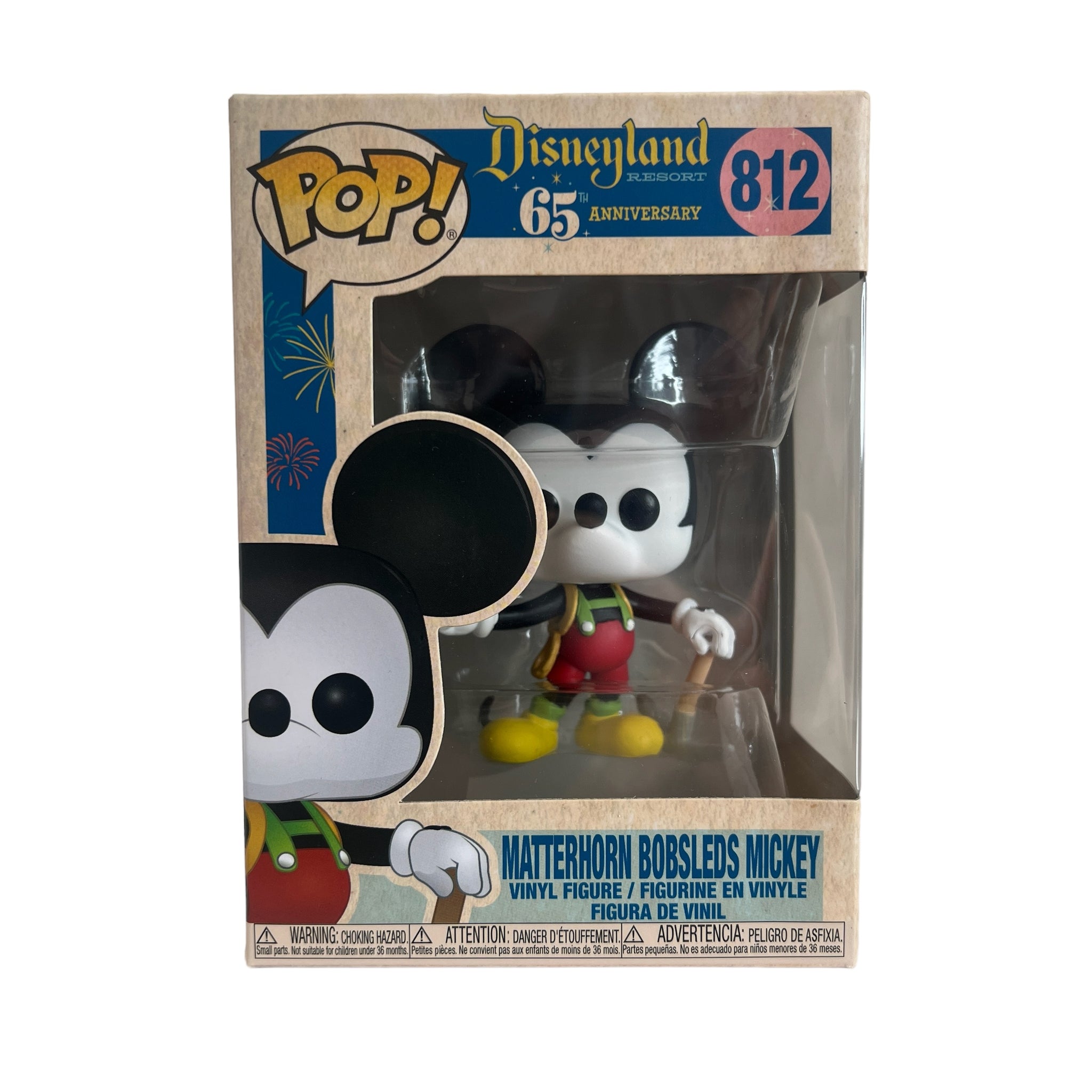 Funko Pop Disneyland Resort 65th Anniversary ~ Matterhorn Bobsleds Mickey # 812