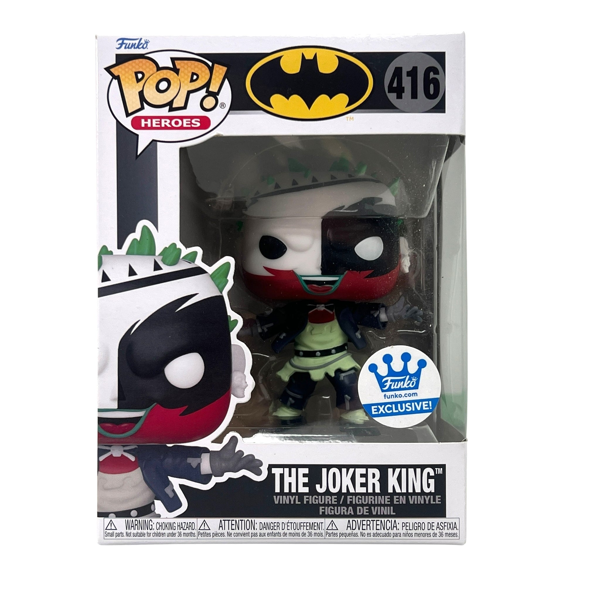 Funko Pop: Heroes - Batman - The Joker King #416 - Funko Exclusive