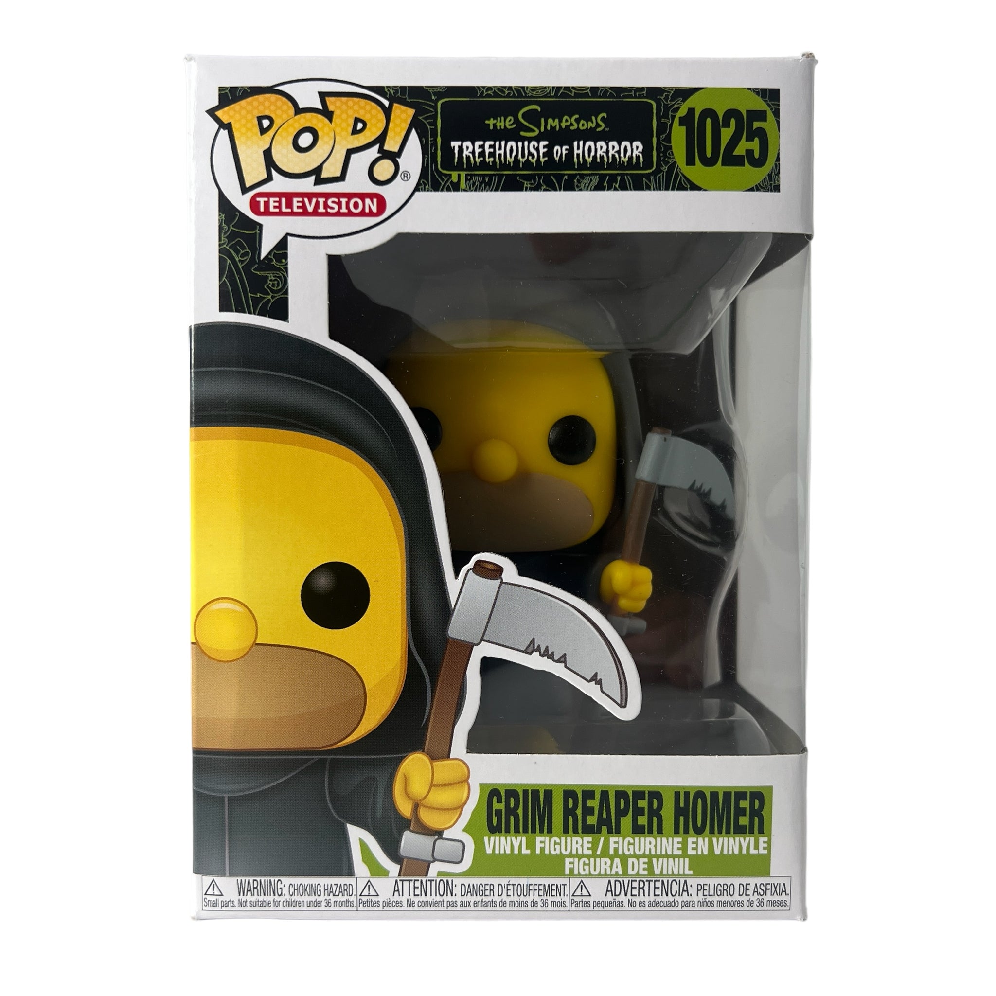 Funko Pop Television ~ The Simpsons Treehouse Of Horror Grim Reaper Homer #1025