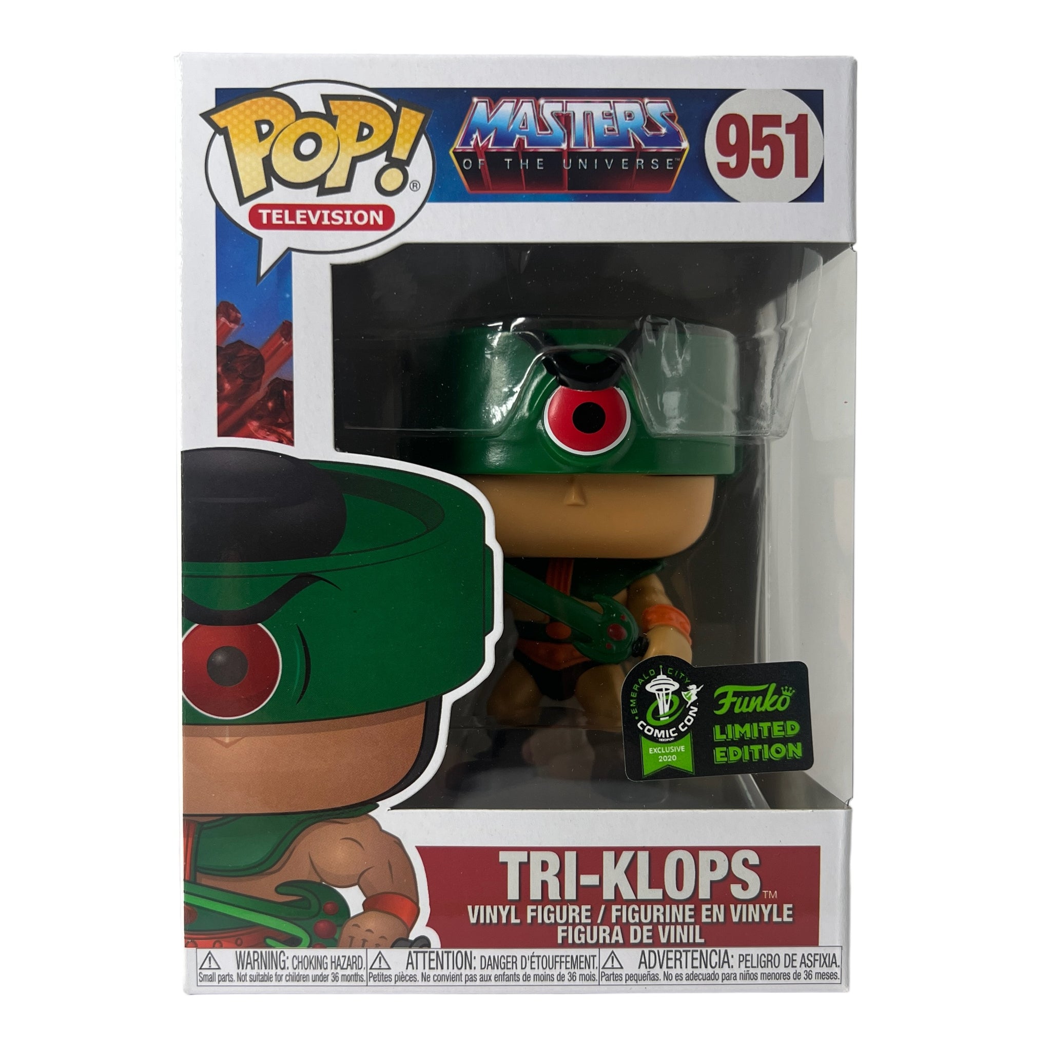 Funko Pop Television ~ Masters Of The Universe Tri-Klops #951