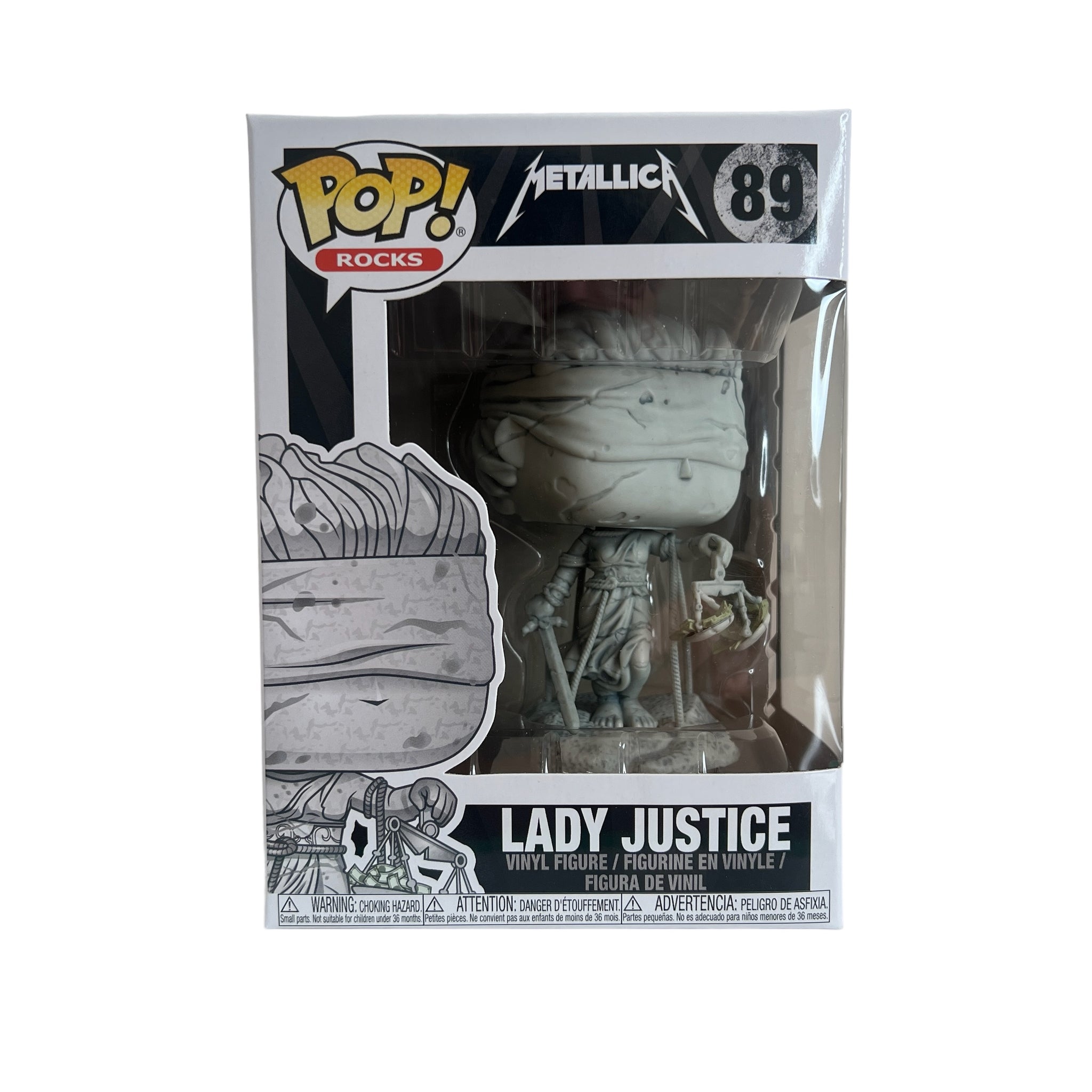 Funko Pop Rocks ~ Metallica Lady Justice #89