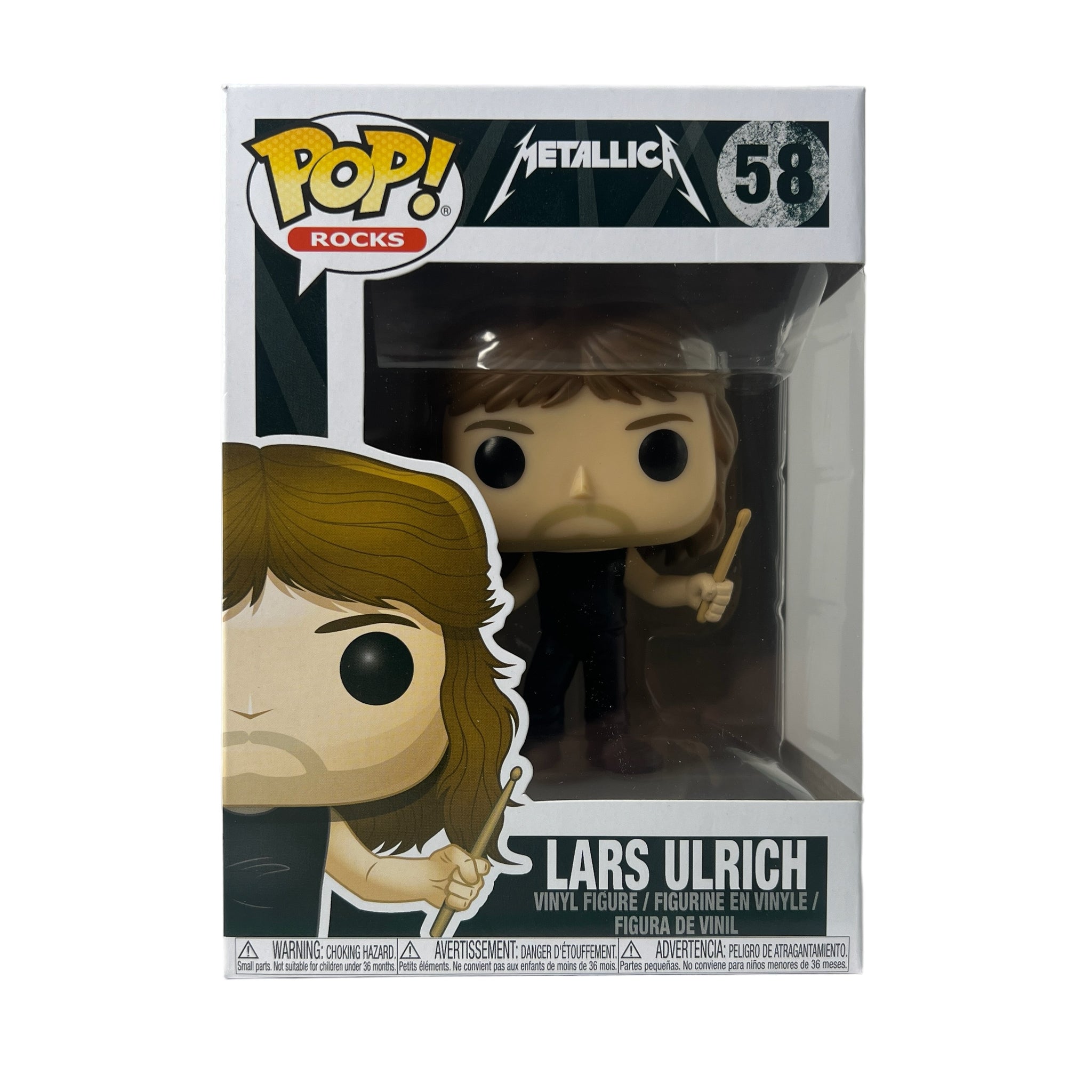 Funko Pop Rocks ~ Metallica Lars Ulrich #58