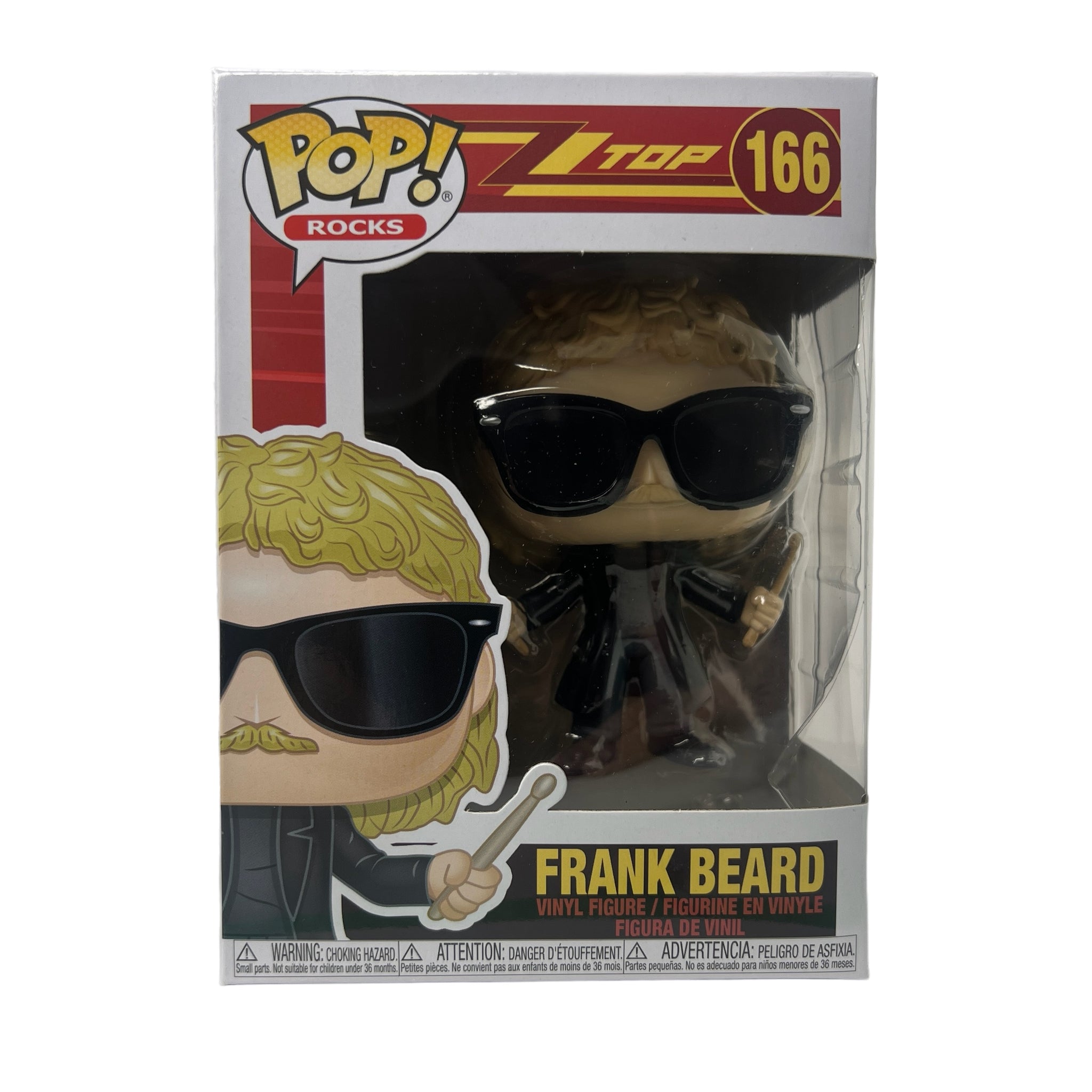 Funko Pop Rocks ~ ZZ Top Frank Beard #166