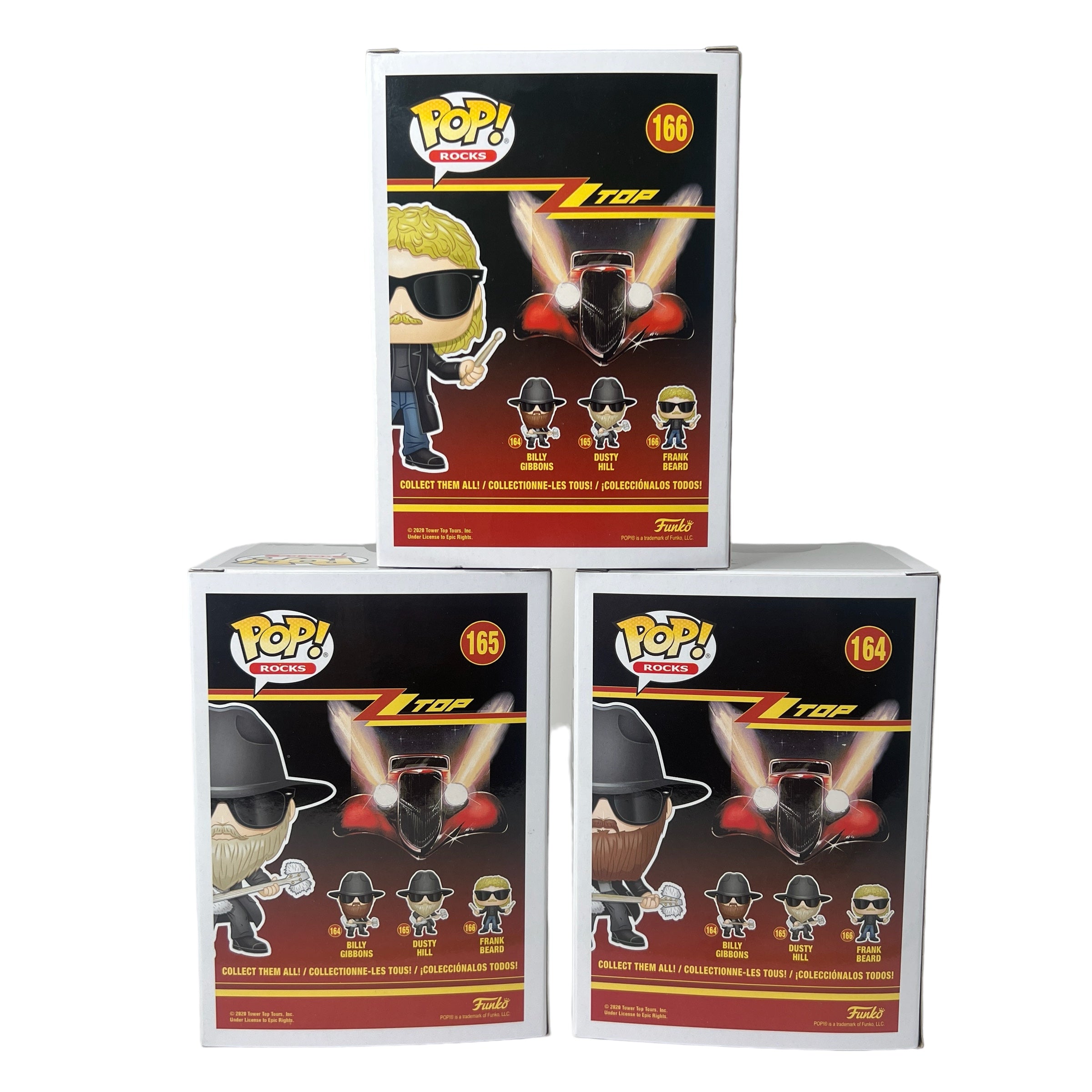 Funko Pop ~ Rocks ~ ZZ Top - Set of 3 – LAFA Brands