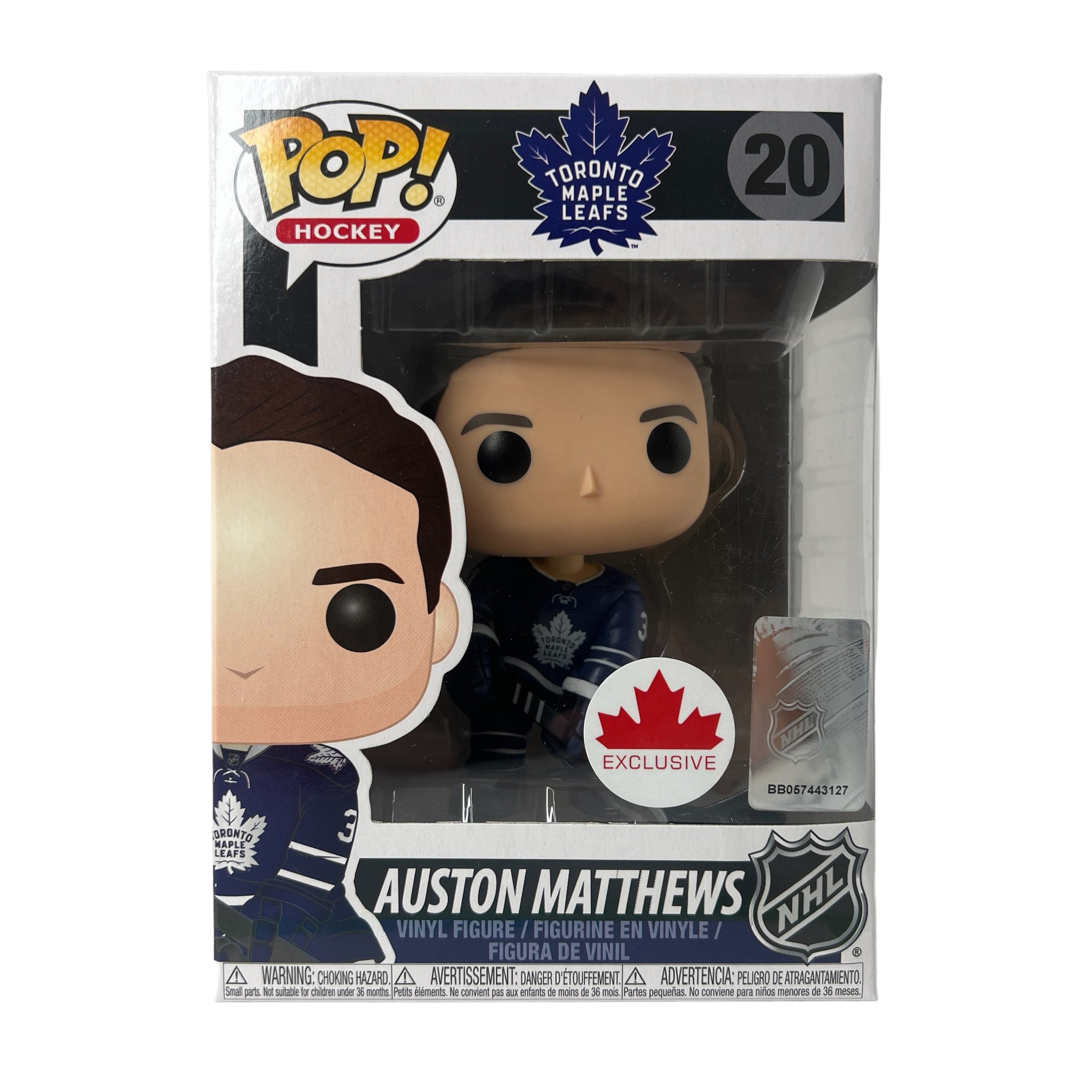 Funko Pop Hockey ~ Auston Matthews #20 Canadian Exclusive