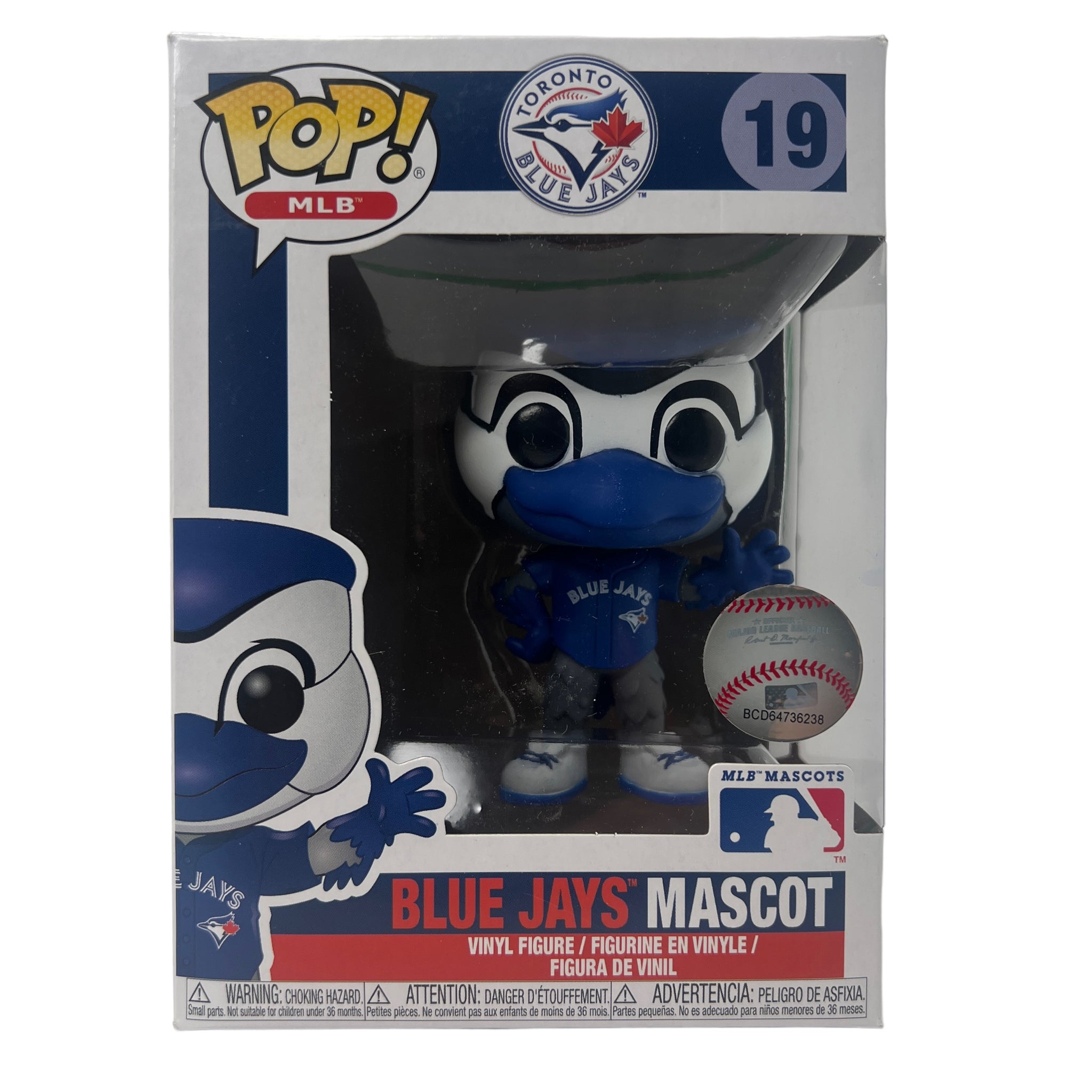 Funko Pop Major League Baseball ~ Blue Jays MLB Mascots #19