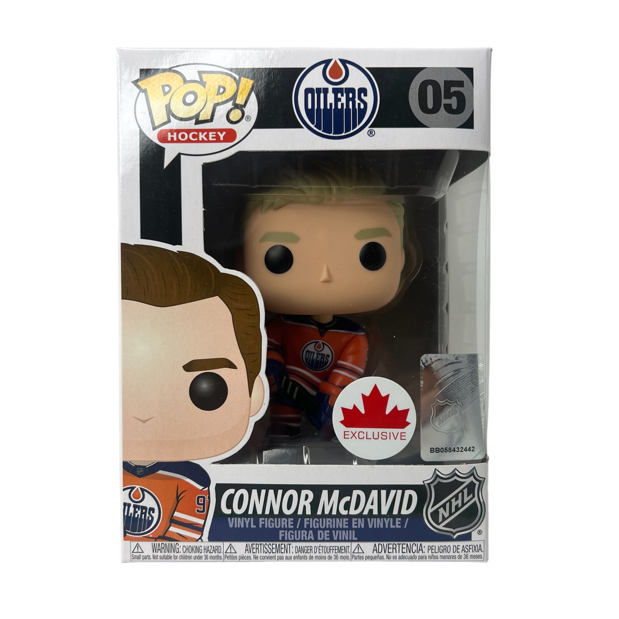 Funko Pop Hockey ~ Connor McDavid #05 Canadian Exclusive