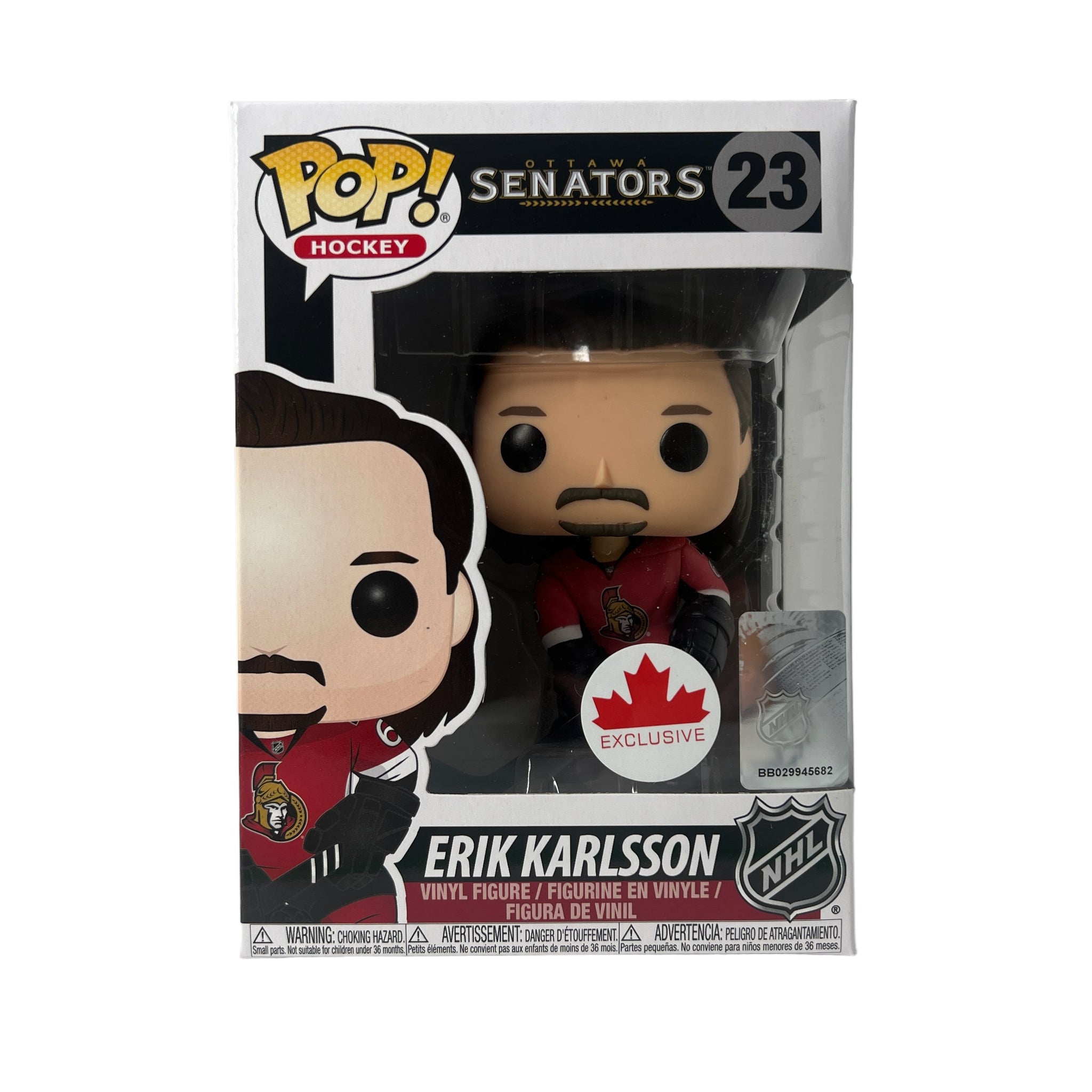 Funko Pop Hockey ~ Erik Karlsson #23 Canadian Exclusive