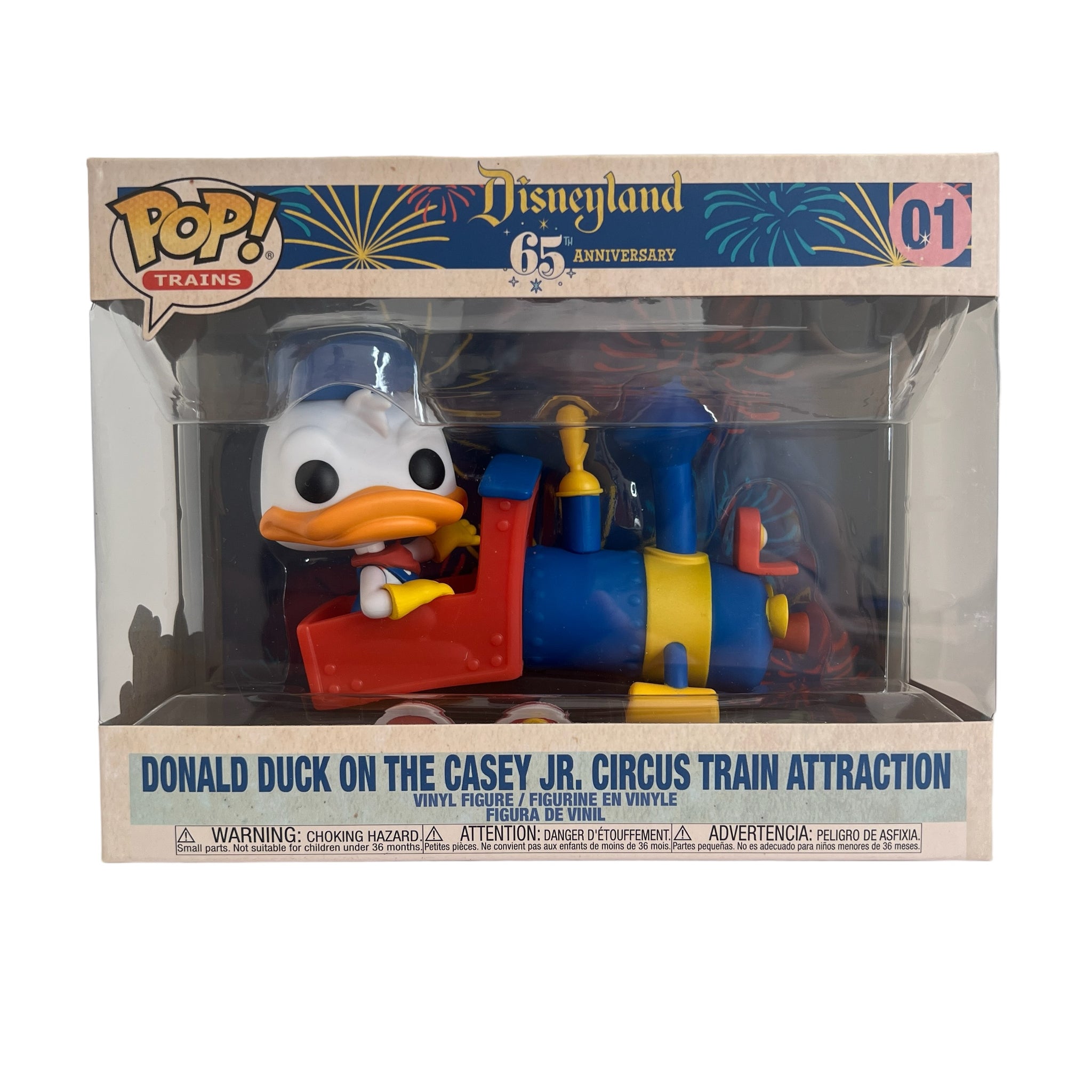 Funko Pop Trains Disneyland Resort 65th Anniversary ~ Donald Duck #01