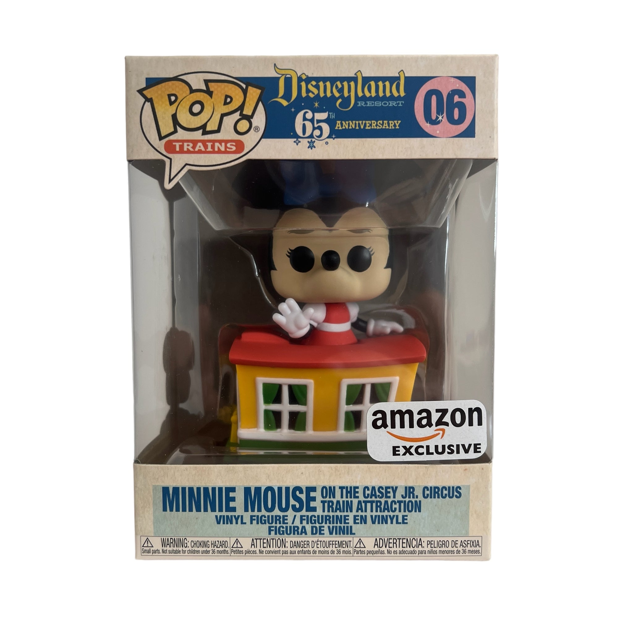 Funko Pop Trains Disneyland Resort 65th Anniversary ~ Minnie Mouse #06 amazon Exclusive