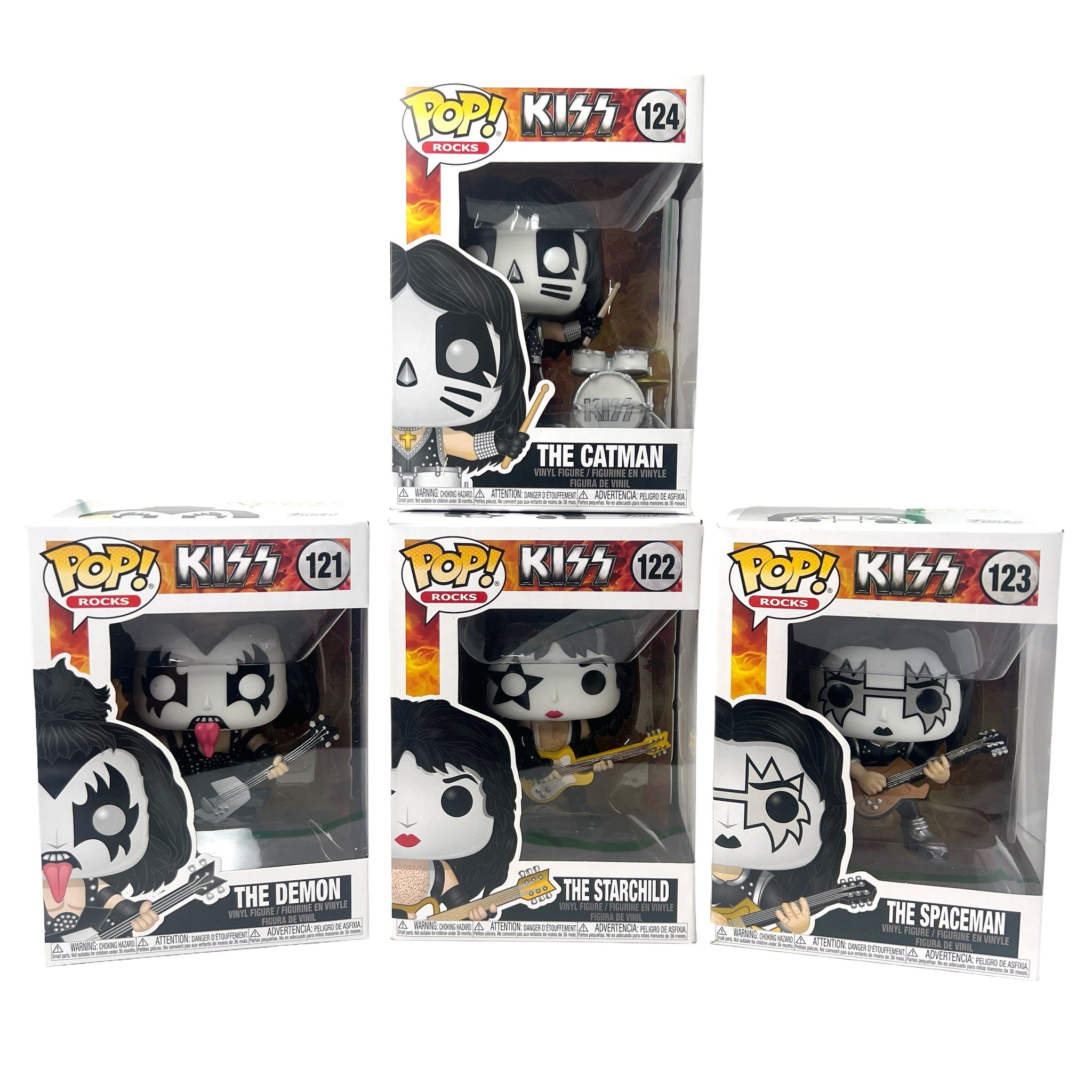 Funko Pop: Rocks - Kiss - Set of Four