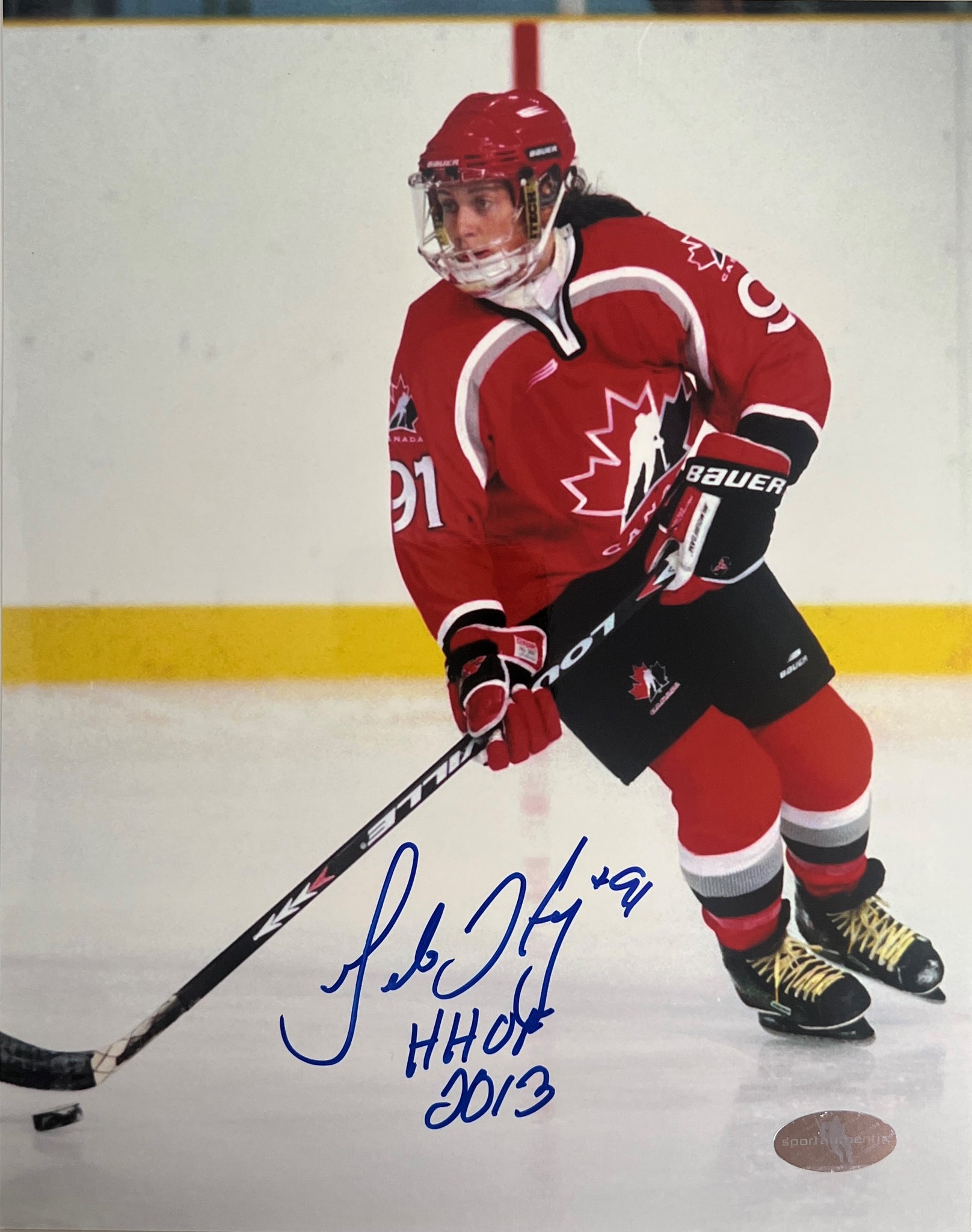 Geraldine Heaney ~ Team Canada 1998 Olympics Autographed 8x10 Photo