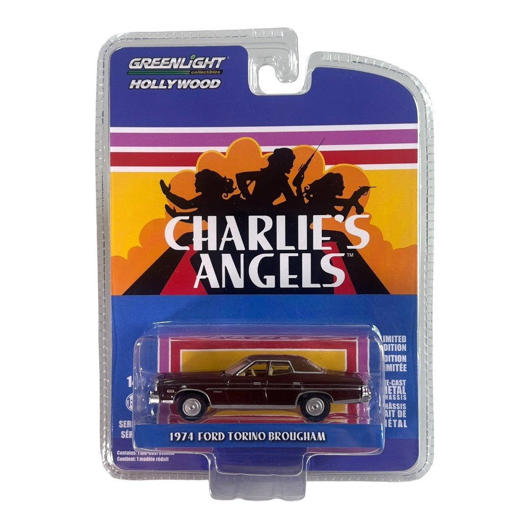 GreenLight ~ Hollywood Charlie's Angels 1974 Ford Torino Brougham. 1:64 Scale
