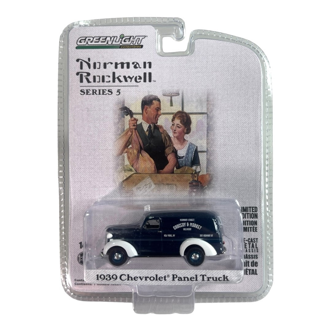 GreenLight ~ Norman Rockwell 1939 Chevrolet Panel Truck. 1:64 Scale