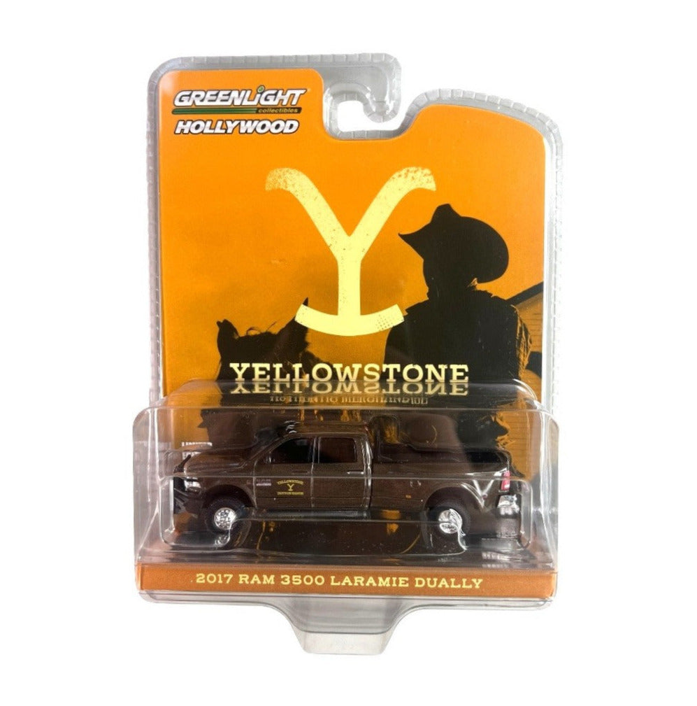 GreenLight: Hollywood Yellowstone 2017 Ram 3500 Laramie Dually 1:64