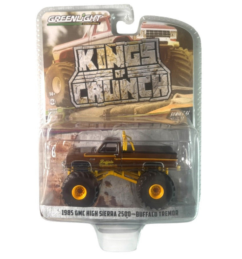 GreenLight: Kings Of Crunch 1985 GMC High Sierra 2500 - Buffalo Tremor - 1:64
