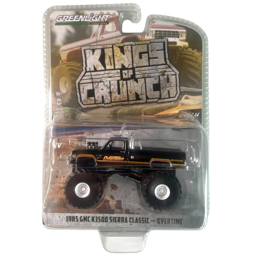 GreenLight: Kings Of Crunch 1985 GMC K3500 Sierra Classic - Overtime - 1:64