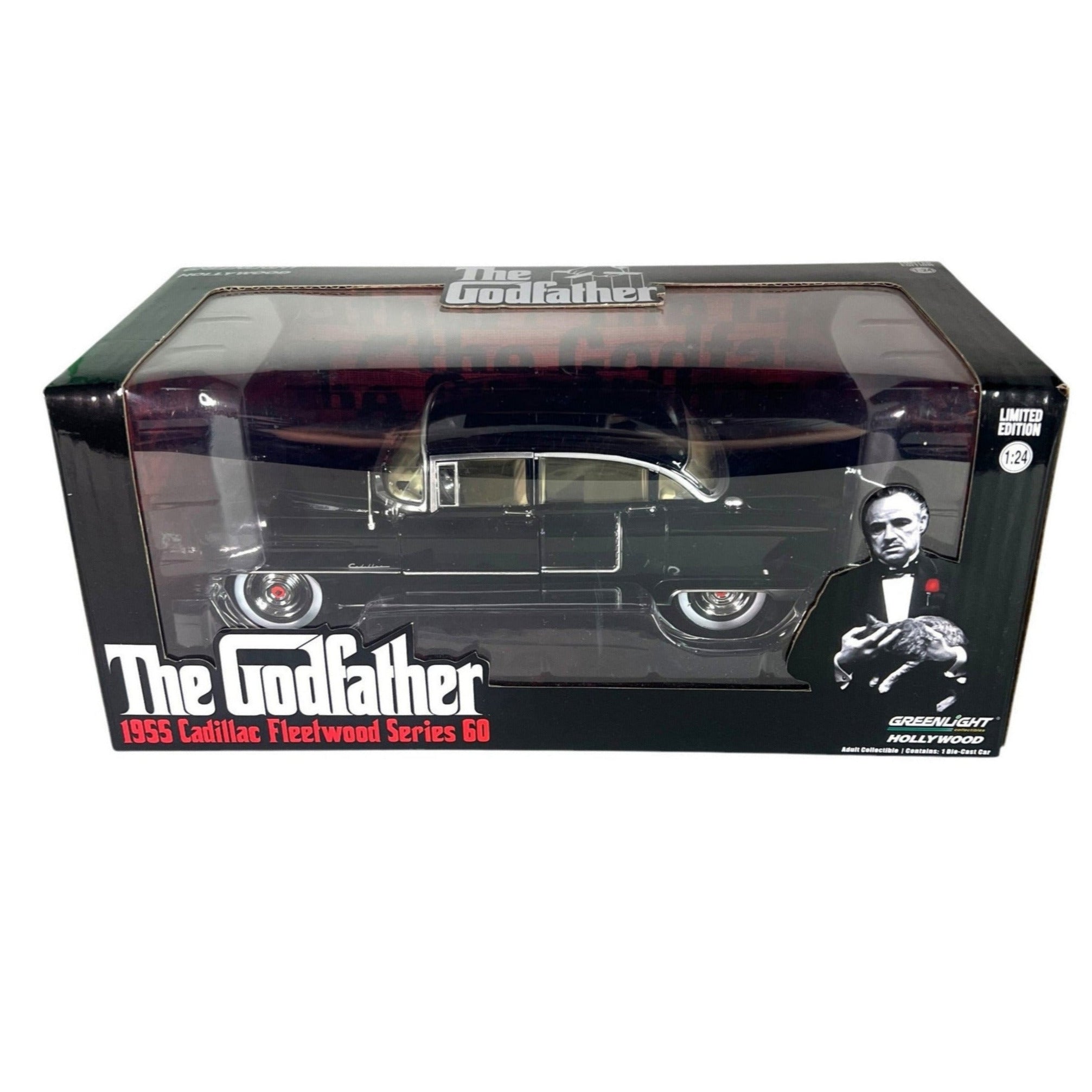 Greenlight Hollywood ~ The Godfather - 1955 Cadillac Fleetwood Series 60 - 1:24 Scale