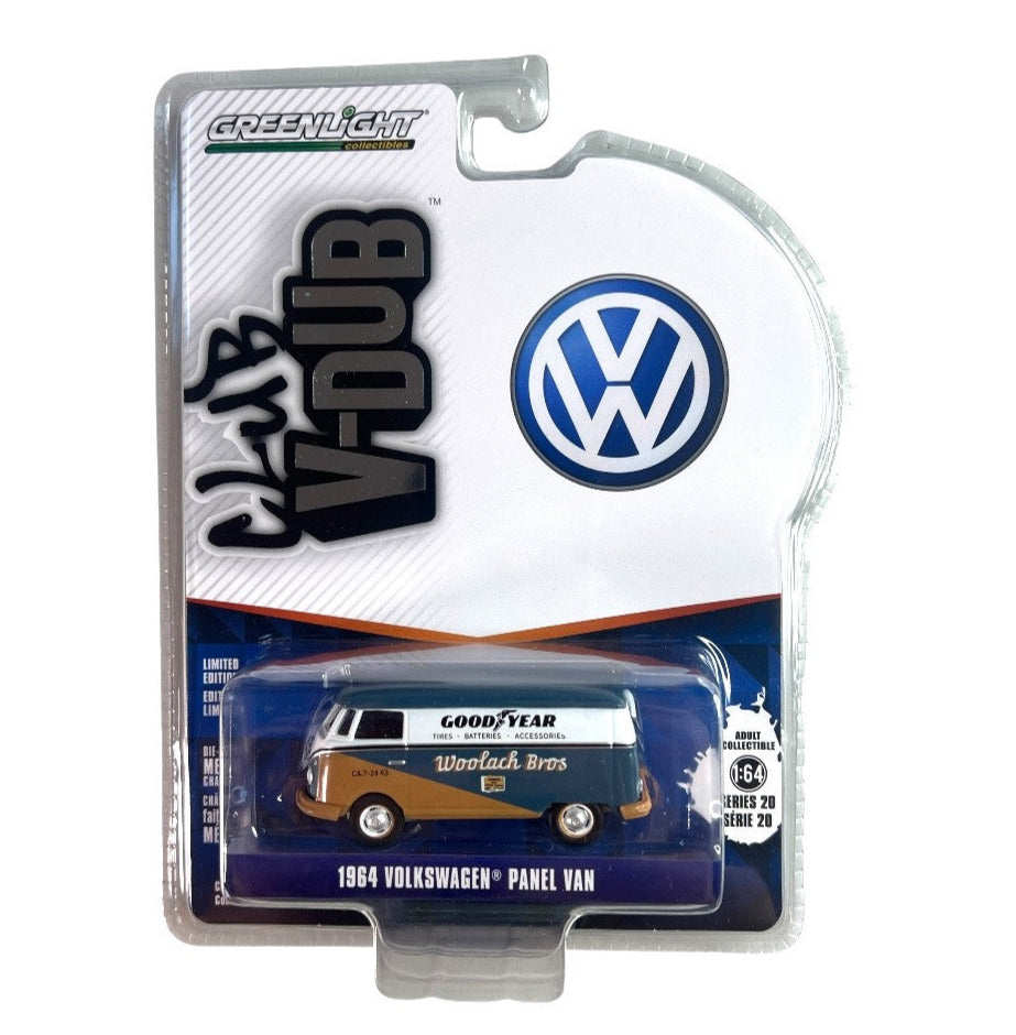 GreenLight: Club V-Dub - 1964 Volkswagen Panel Van - 1:64
