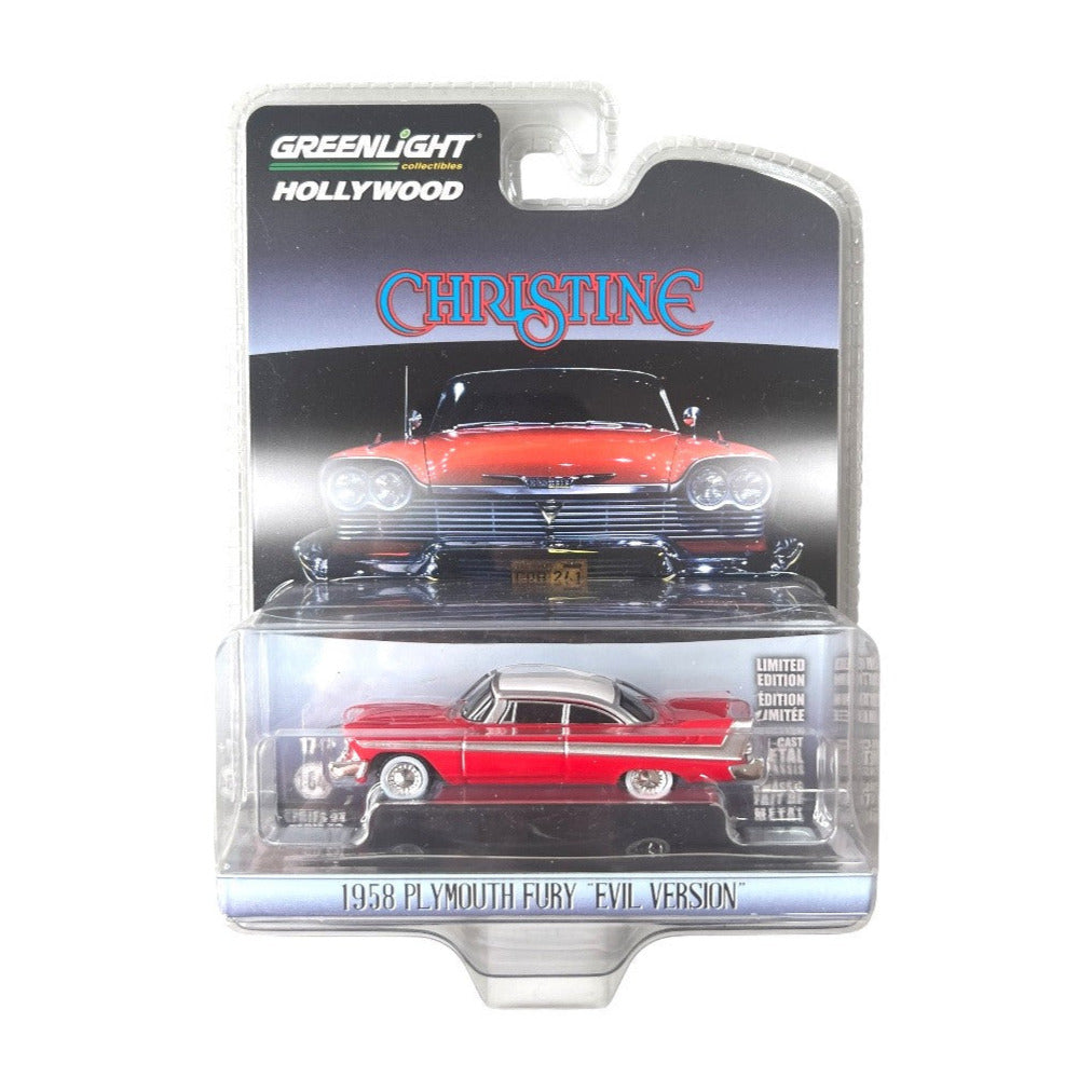 GreenLight: Hollywood - Christine 1958 Plymouth Fury "Evil Version" 1:64