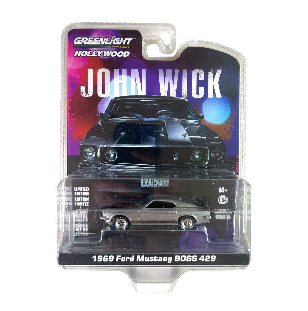 GreenLight: Hollywood John Wick - 1969 Ford Mustang Boss 429 - 1:64