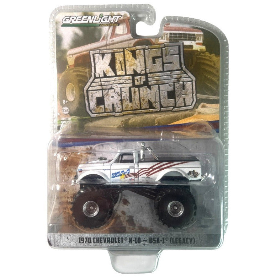 GreenLight: Kings Of Crunch 1970 Chevrolet K-10 - USA-1 - (Legacy) - 1:64