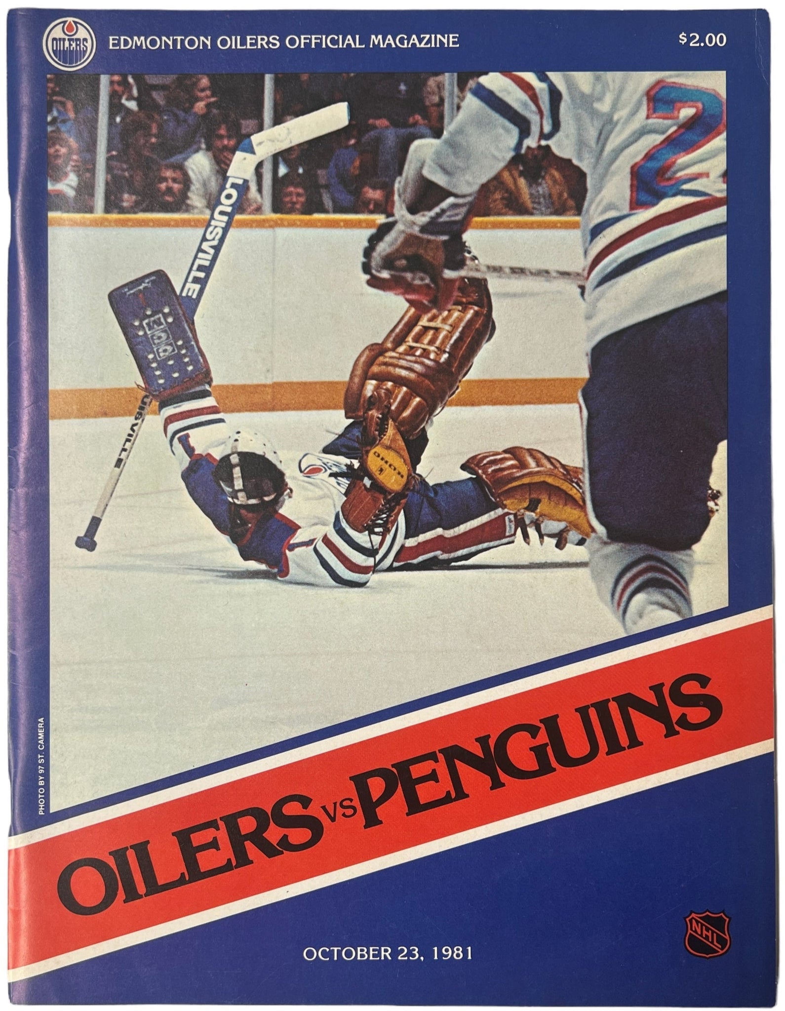 Edmonton Oilers Official Magazine ~ Hockey Program October 23, 1981