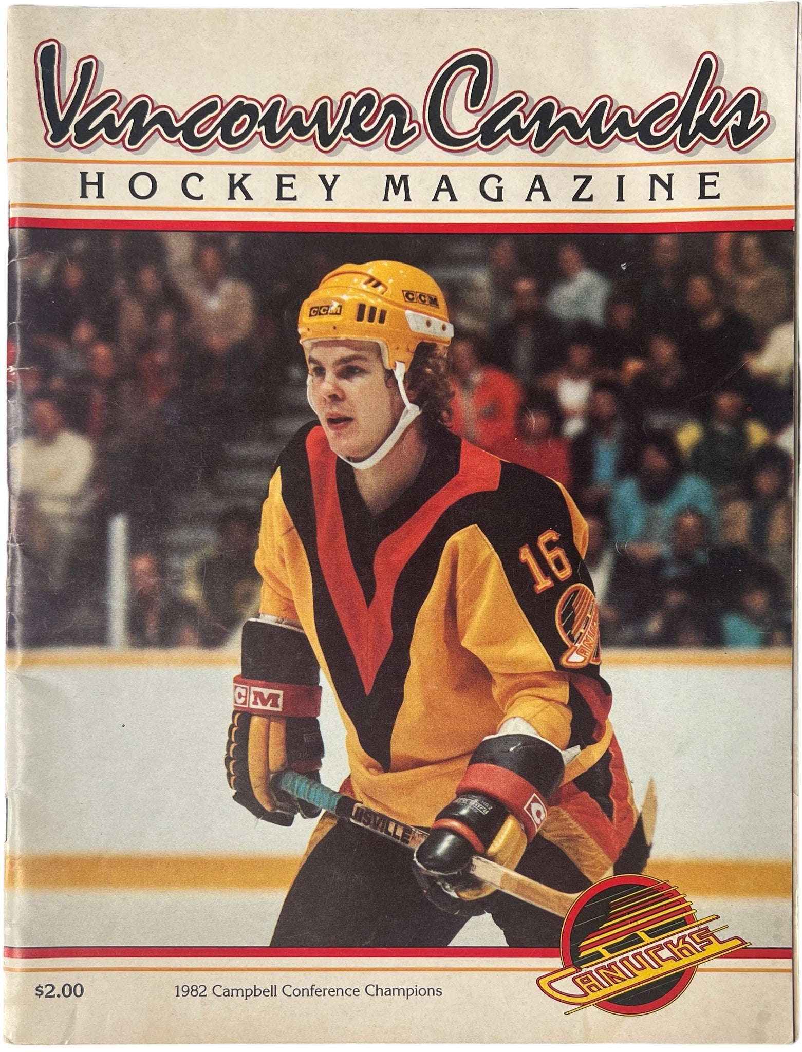 Vancouver Canucks Hockey Magazine ~ Hockey Program March 21, 1983