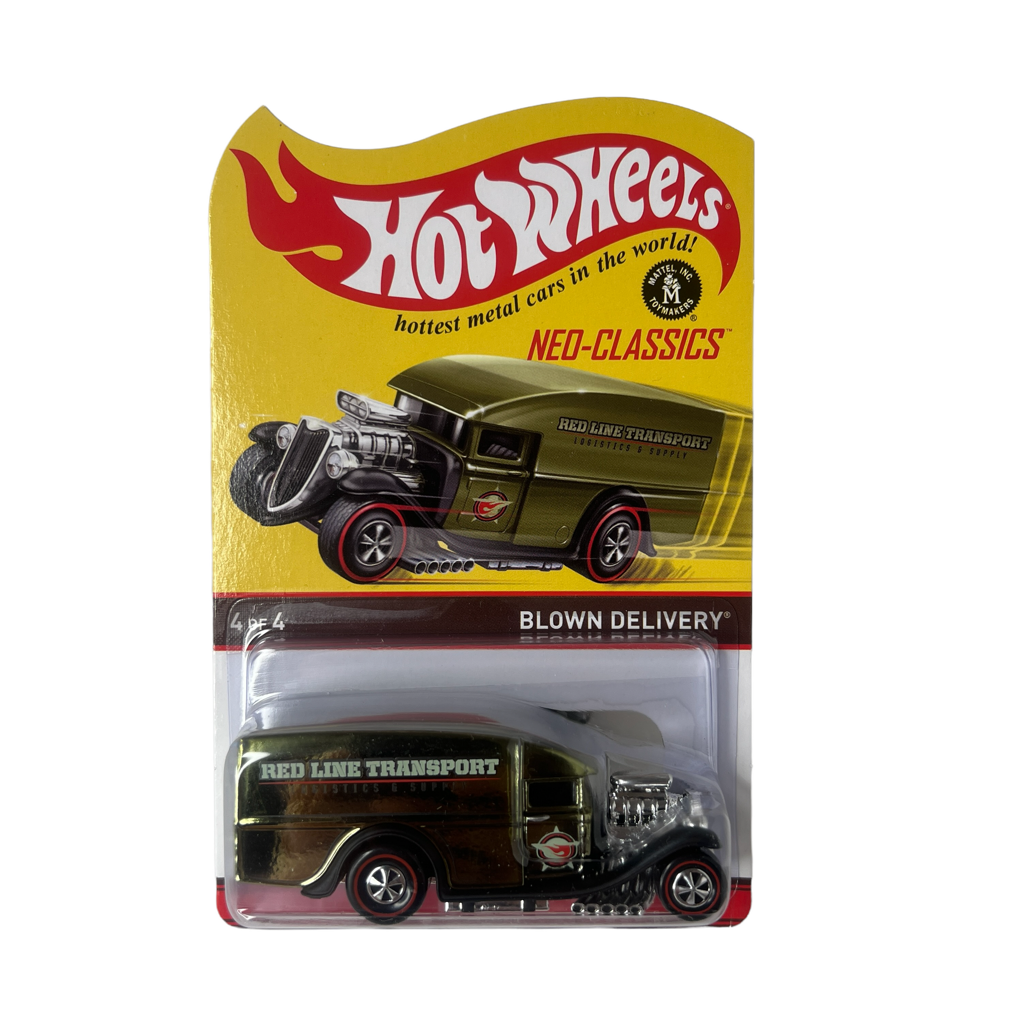 Hot Wheels ~ Neo Classics Blown Delivery Red Line Transport
