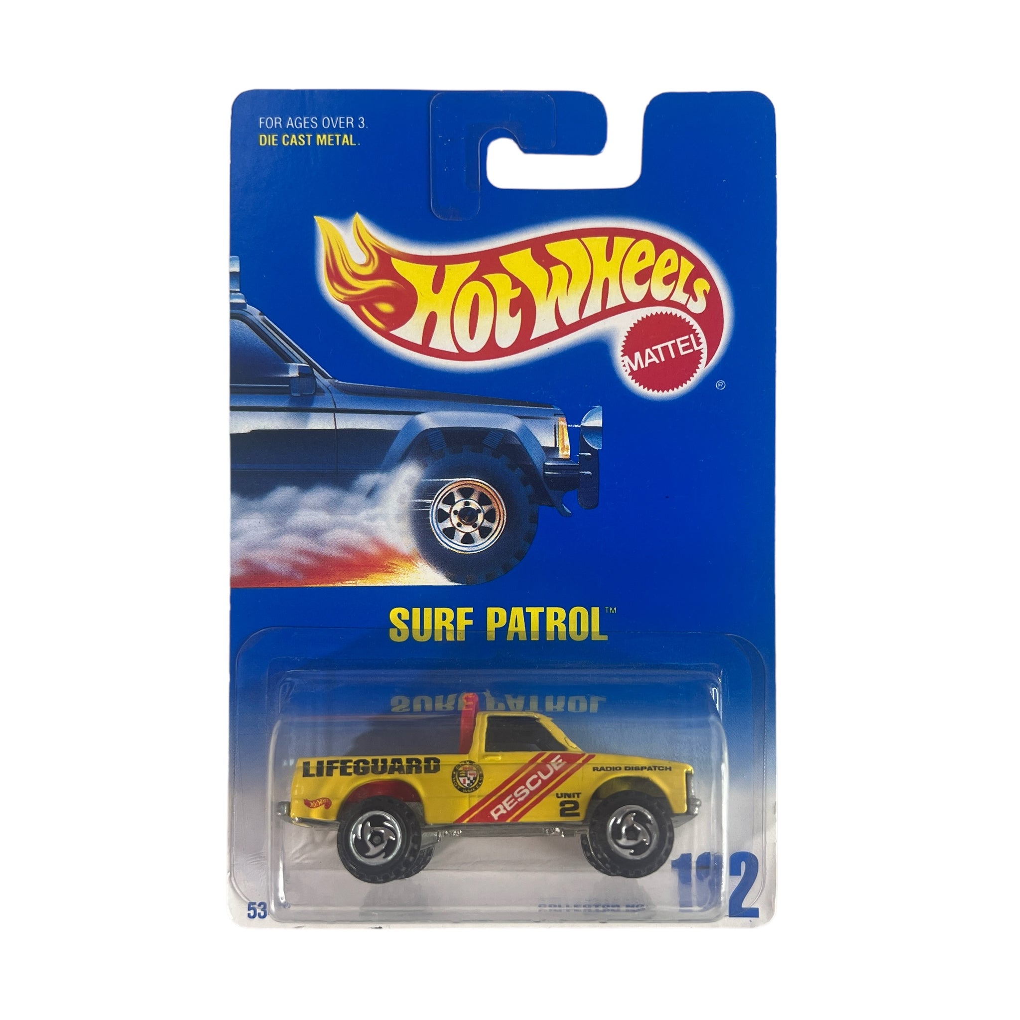 Hot Wheels ~ Surf Patrol on Blue Card Collector No. 102. 1:64 Scale