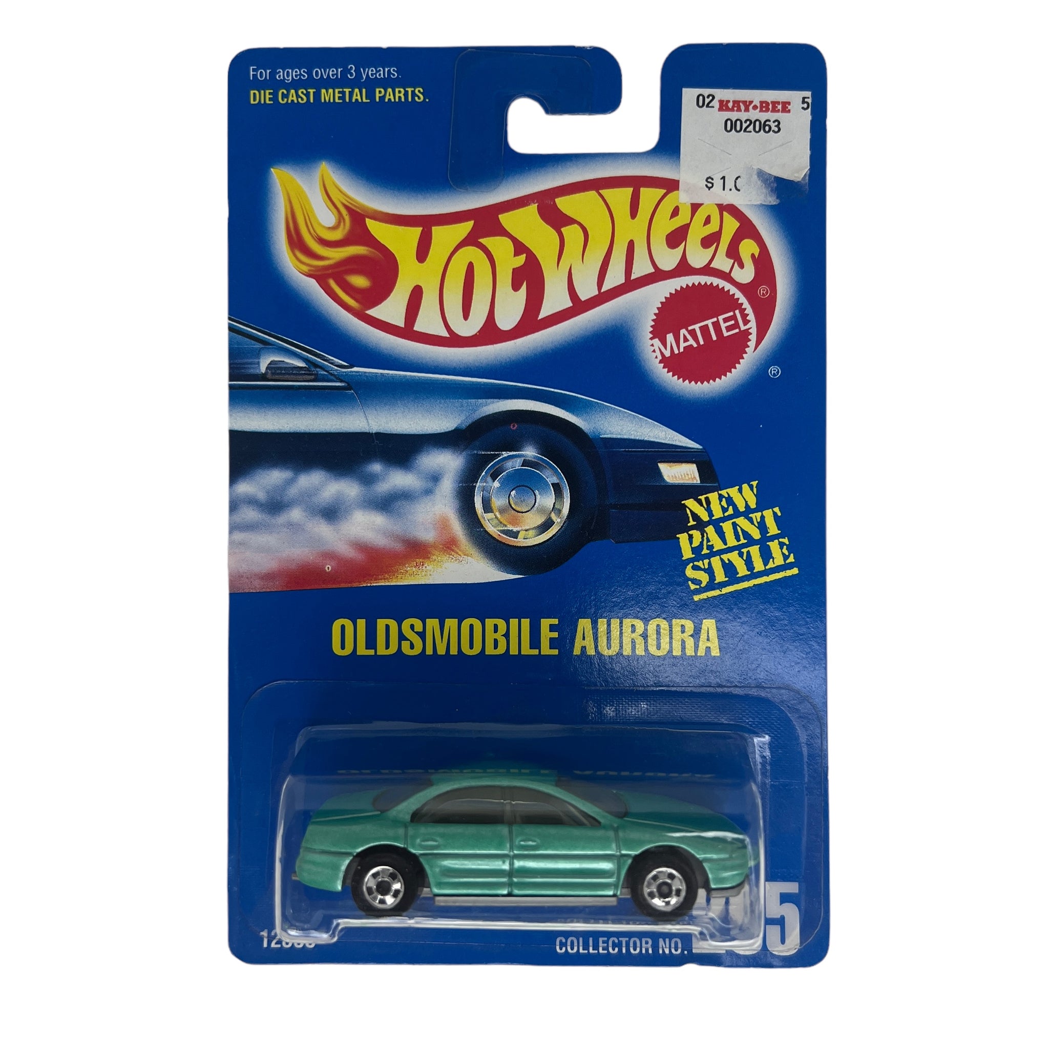 Hot Wheels ~ Oldsmobile Aurora on Blue Card Collector No. 265