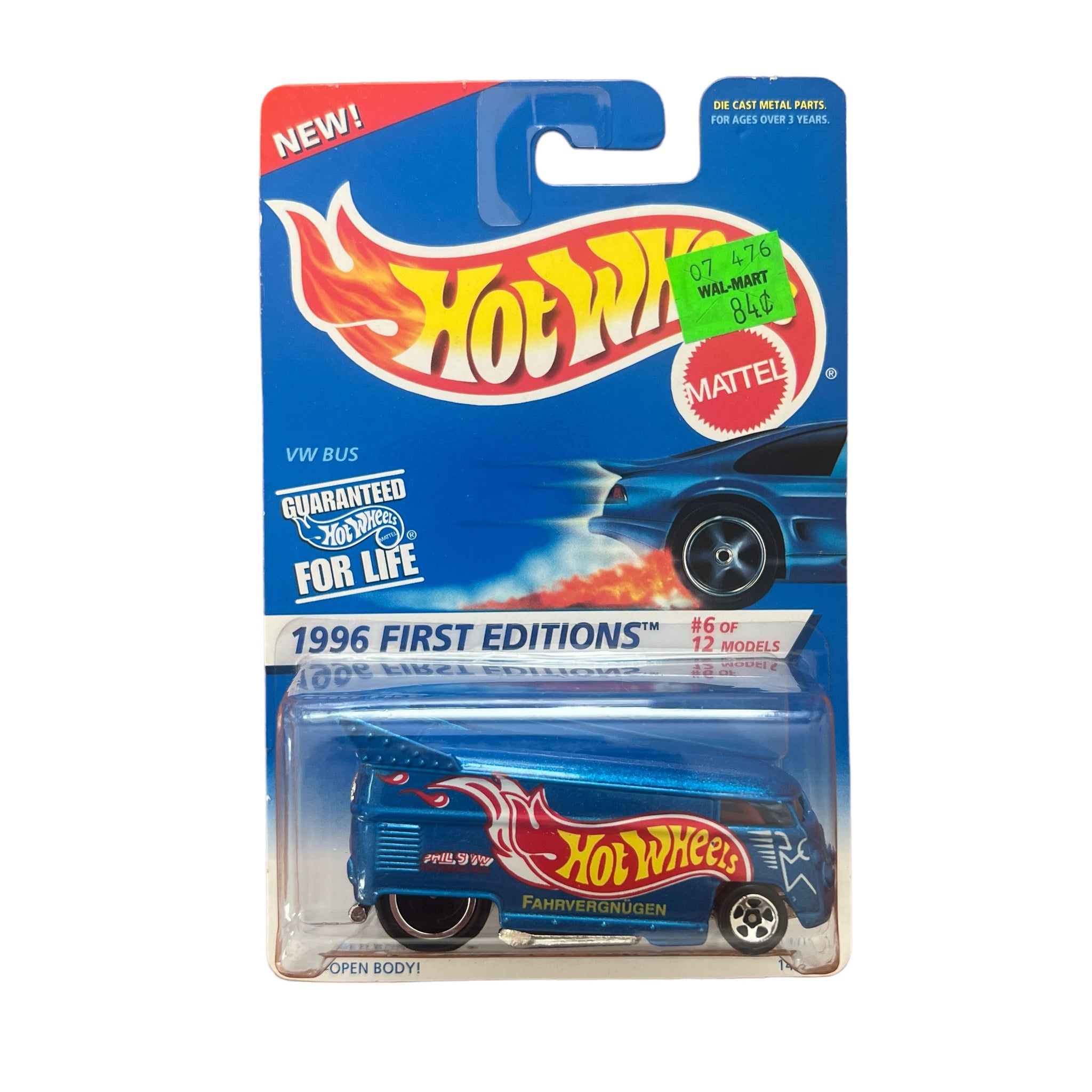 Hot Wheels ~ 1996 First Editions Volkswagen Drag Bus