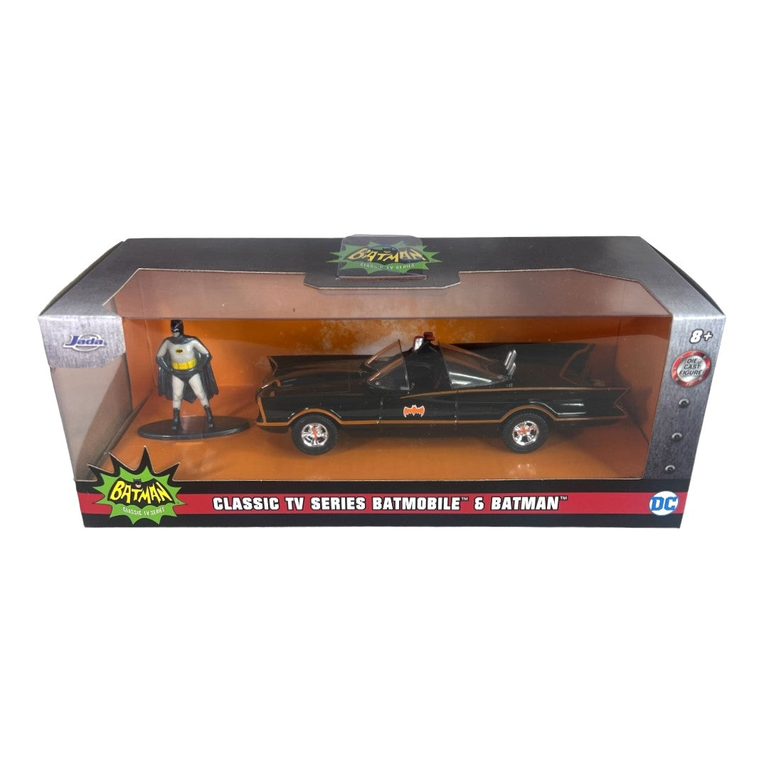 Jada ~ Hollywood Rides - Batman Classic TV Series Batmobile & Batman - 1:32 Scale