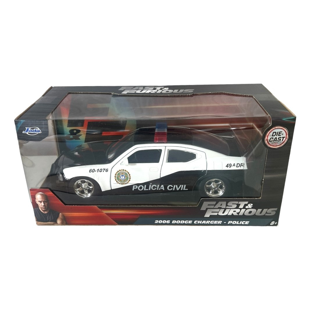 Jada ~ Fast & Furious 2006 Dodge Charger - Police 1:24 Scale