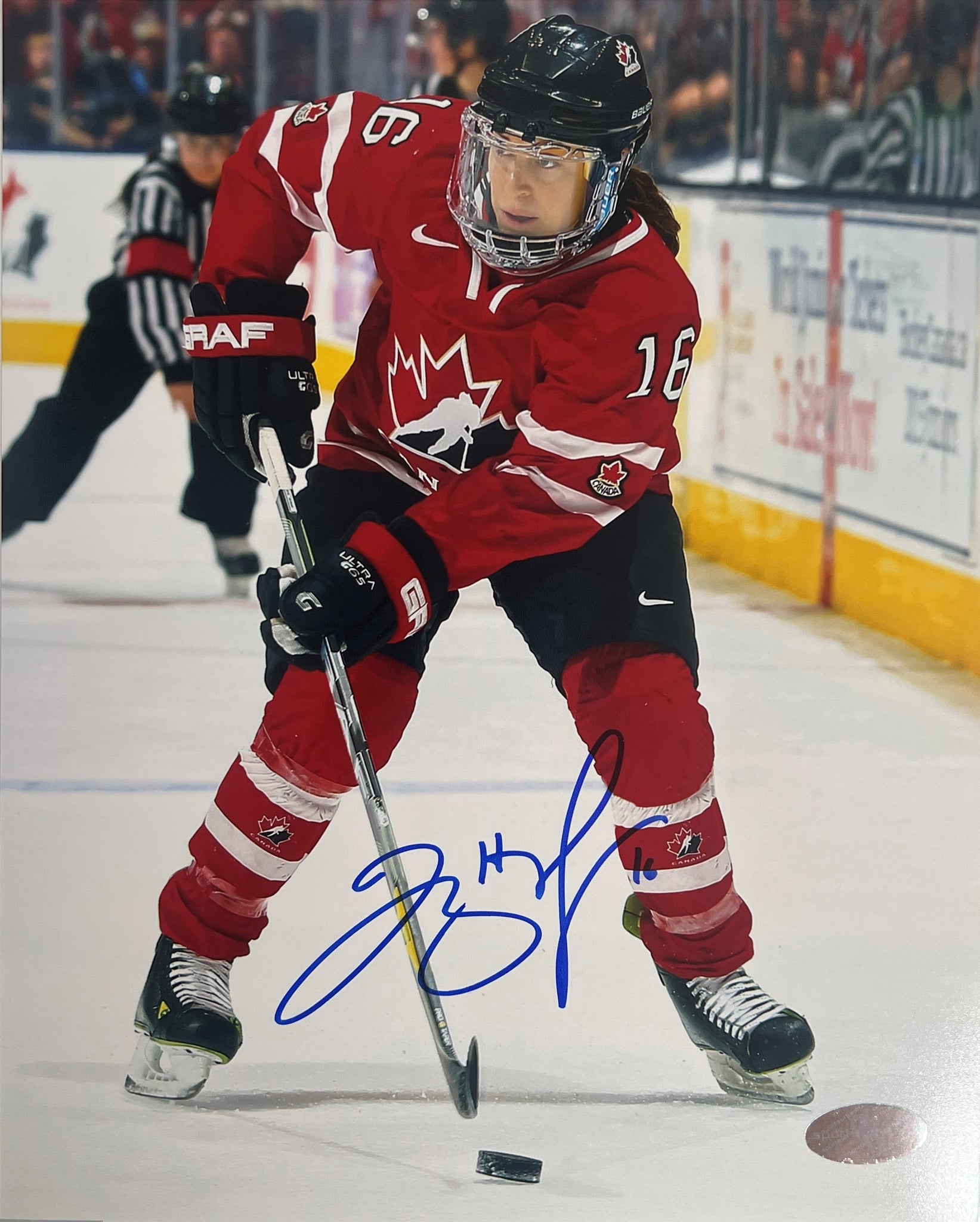 Jayna Hefford - Team Canada Autographed 8x10 Photo